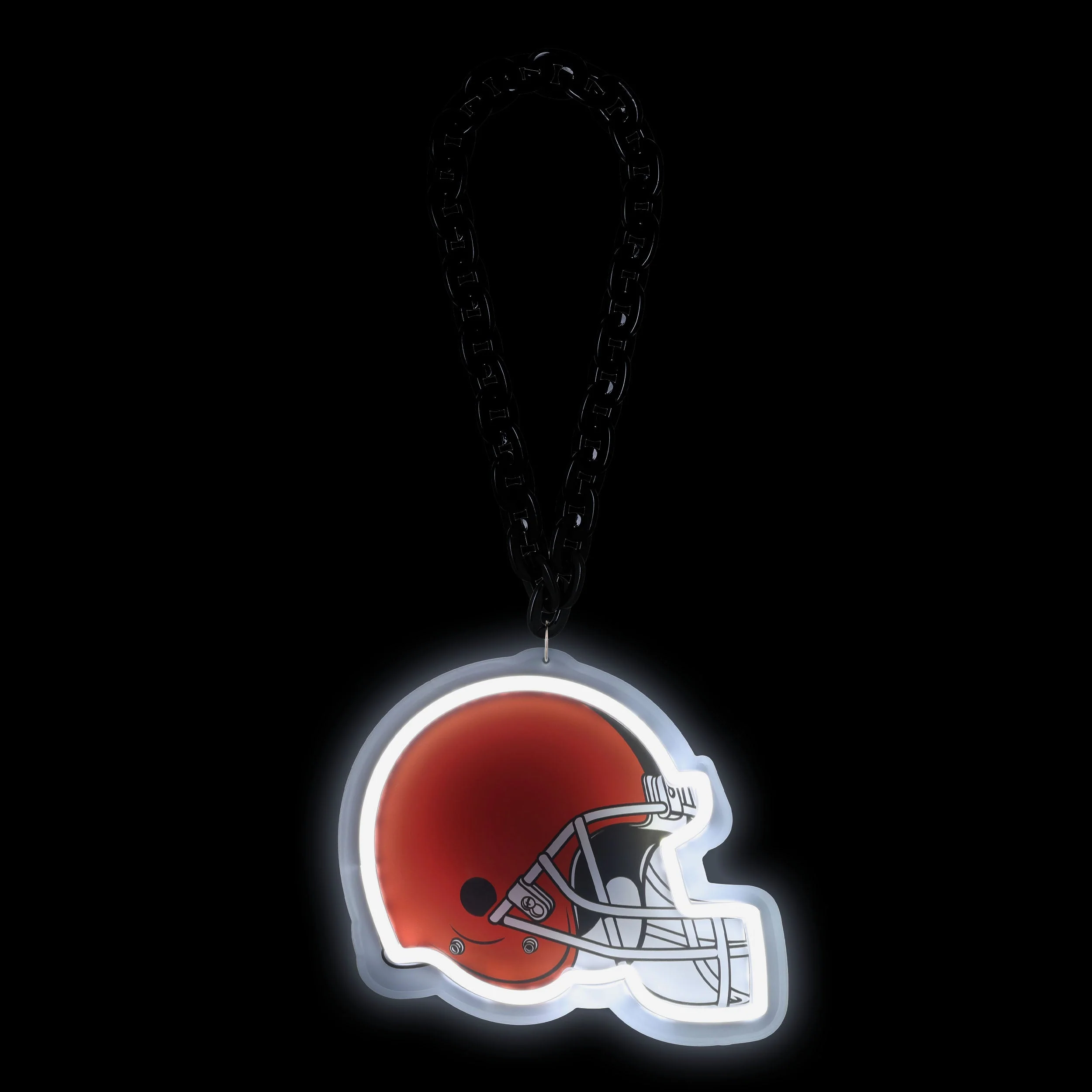 Cleveland Browns Neon Light Up Big Logo Chain - Image 2