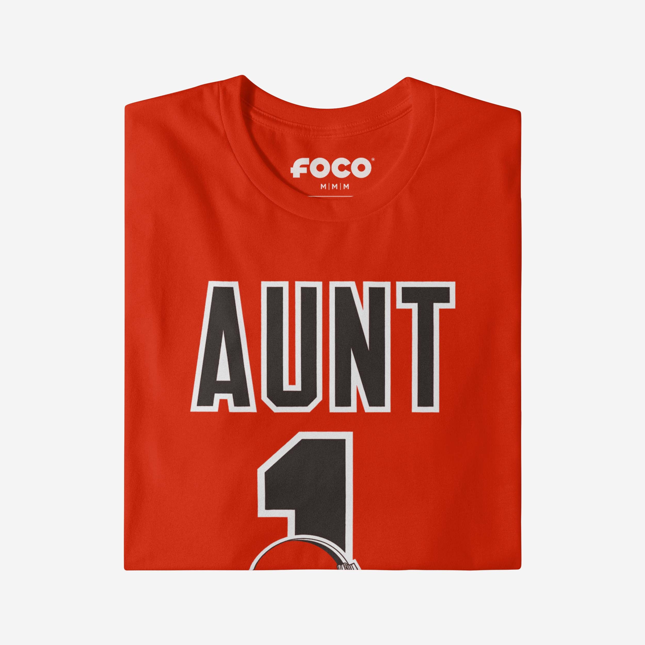 Cleveland Browns Number 1 Aunt T-Shirt - Image 4