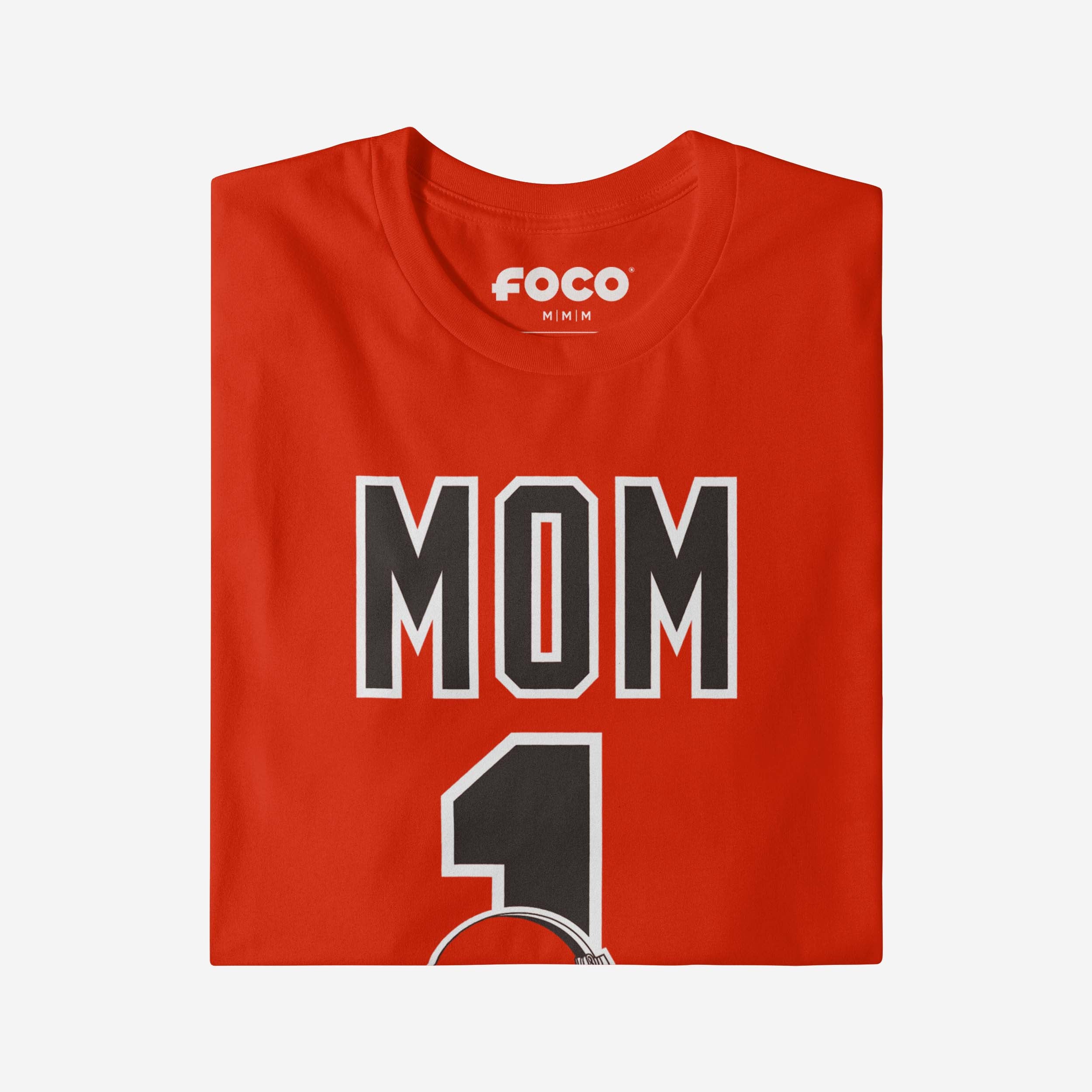 Cleveland Browns Number 1 Mom T-Shirt - Image 4