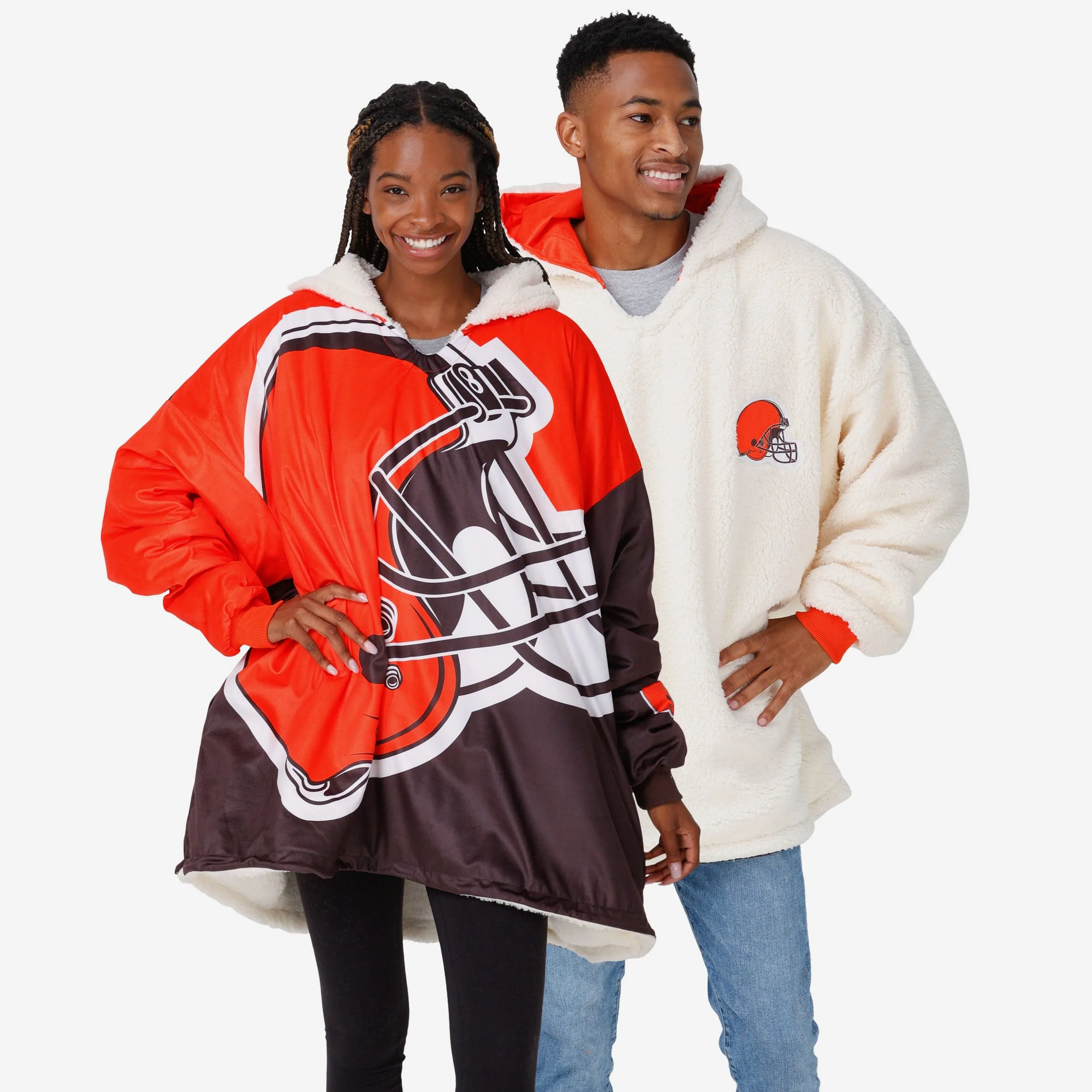 Cleveland Browns Reversible Colorblock Hoodeez
