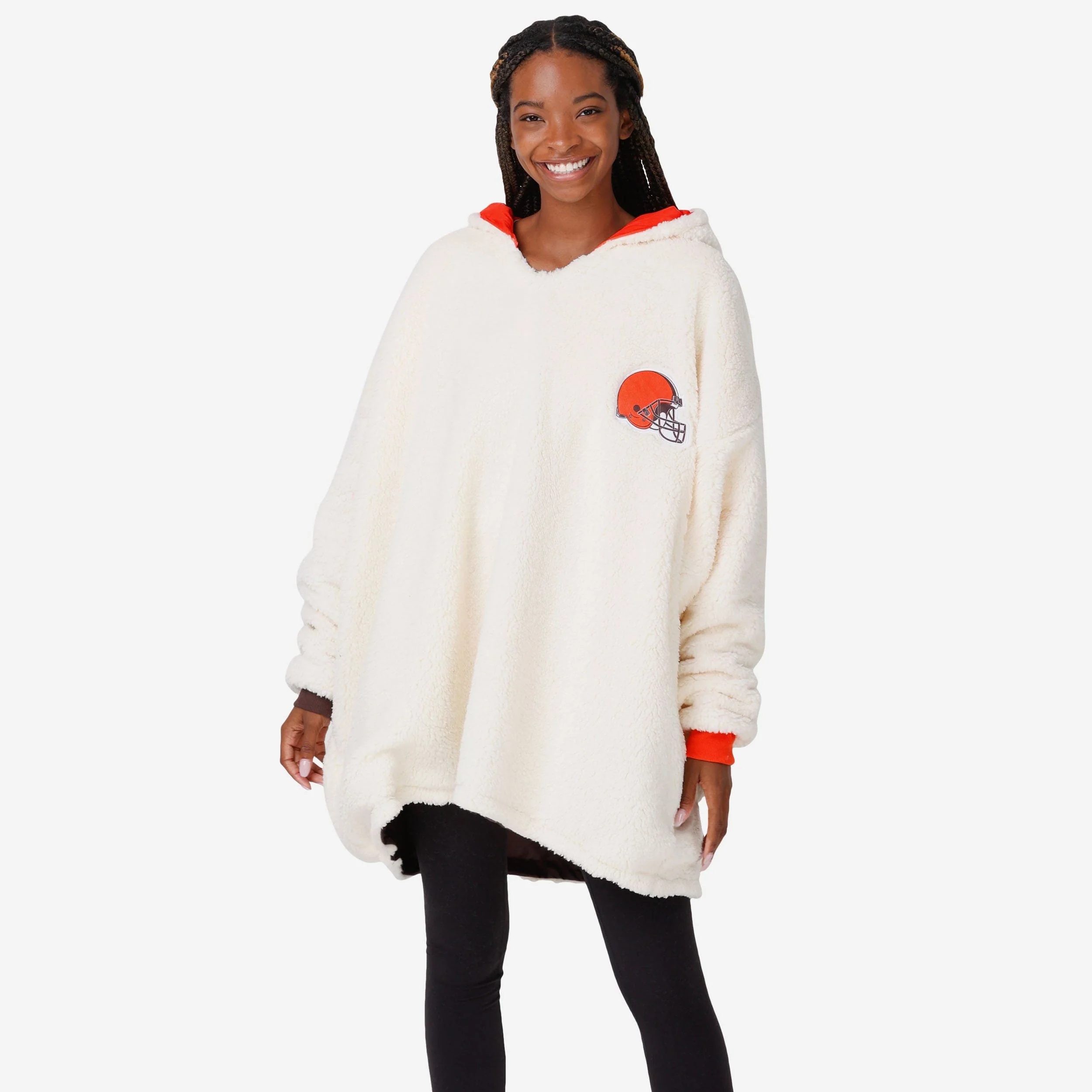 Cleveland Browns Reversible Colorblock Hoodeez - Image 3