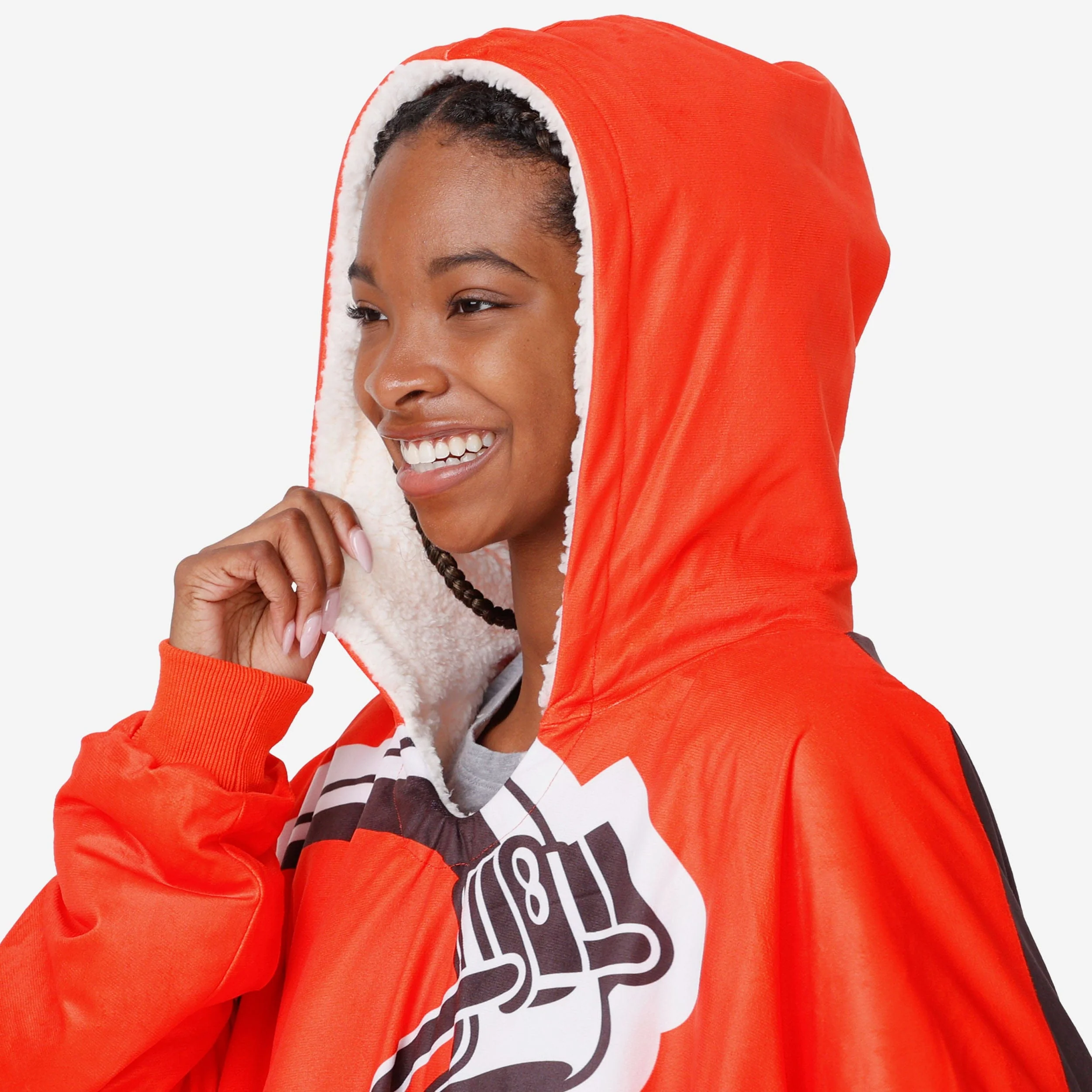 Cleveland Browns Reversible Colorblock Hoodeez - Image 5