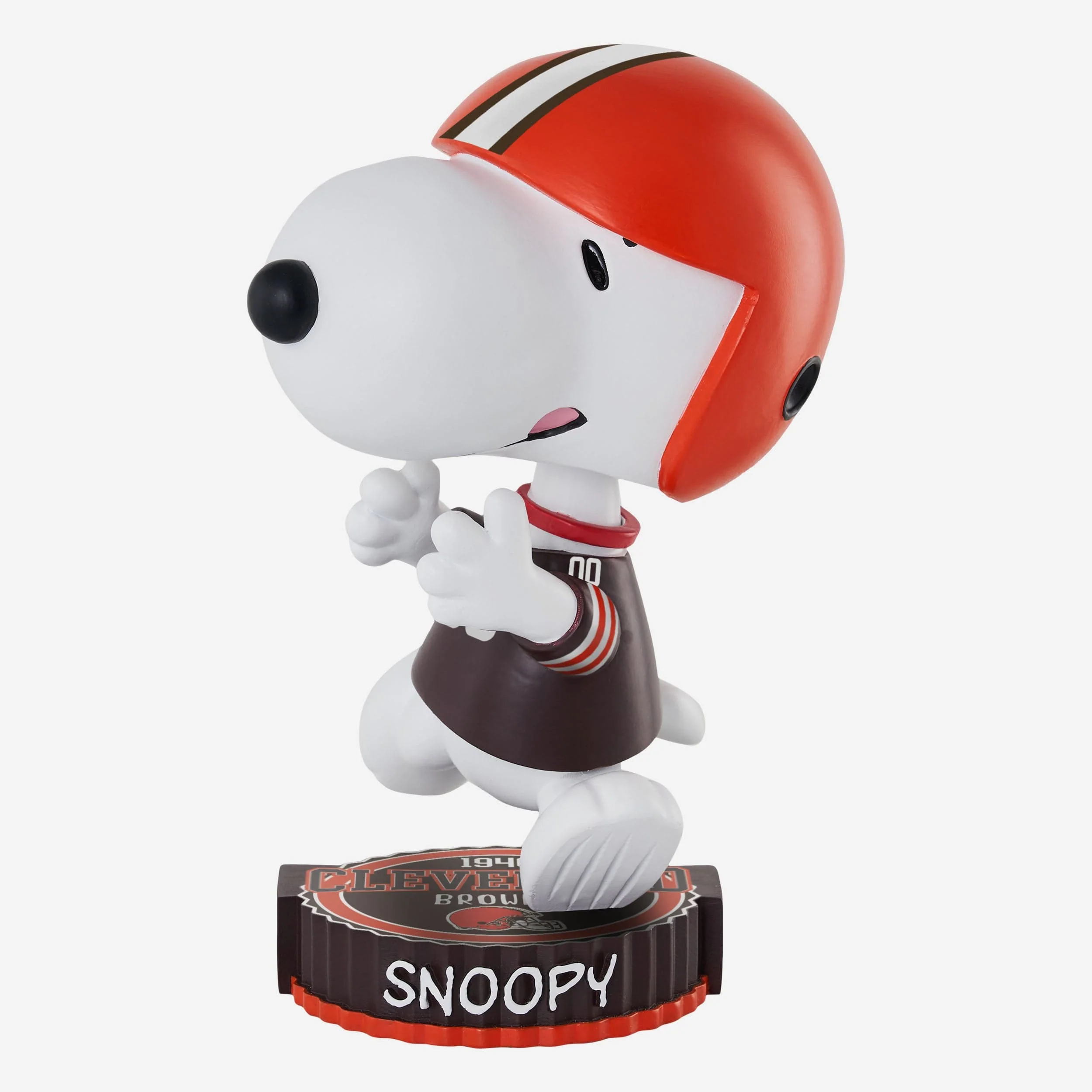 Cleveland Browns Snoopy Peanuts Bighead Bobblehead
