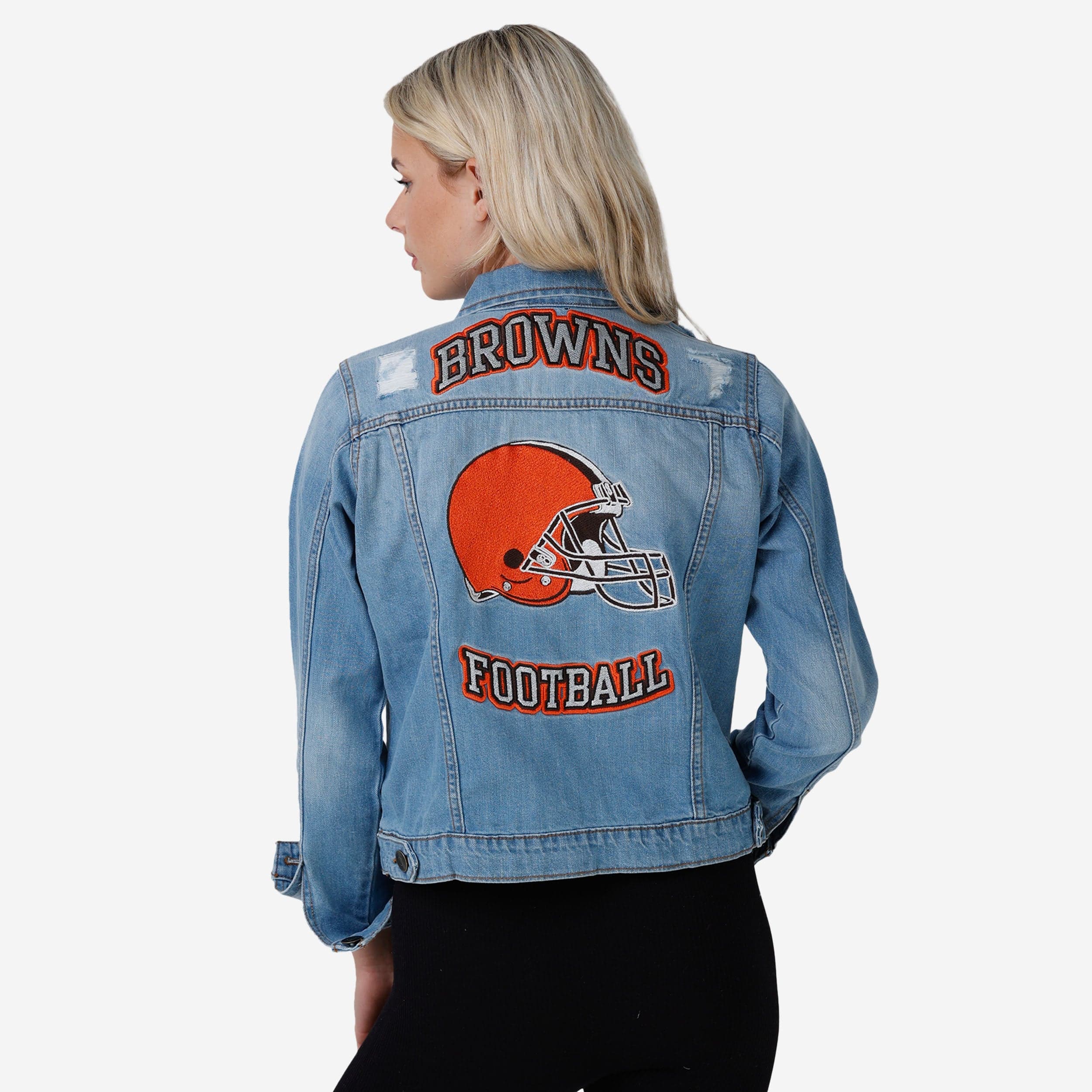 Cleveland Browns Womens Denim Days Jacket - Image 2