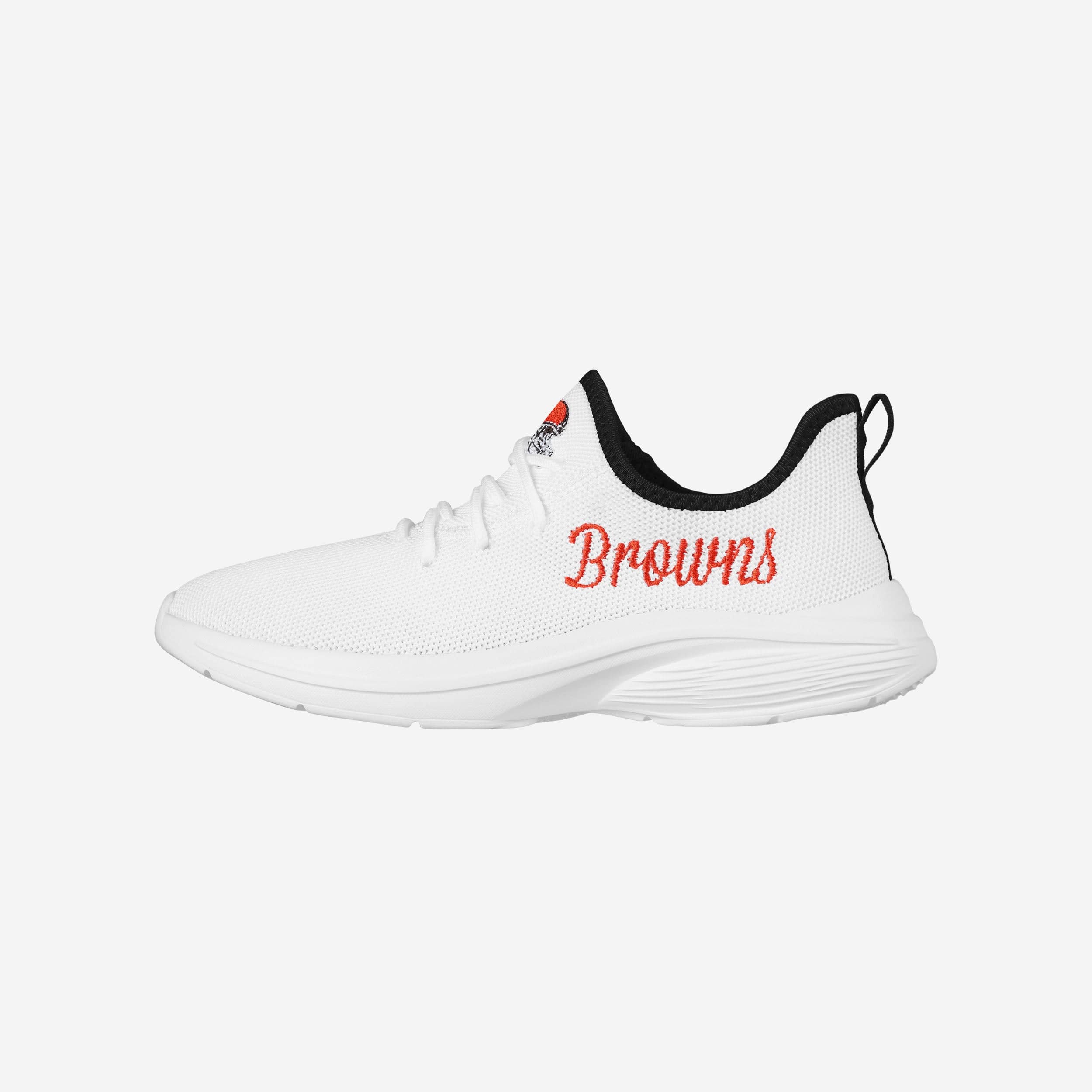 Cleveland Browns Womens Midsole White Sneakers