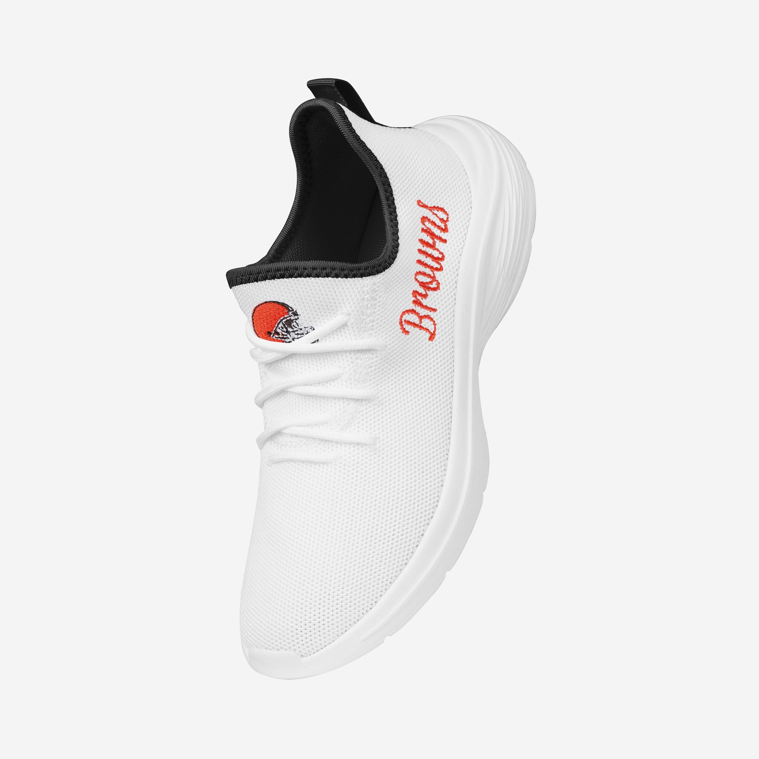 Cleveland Browns Womens Midsole White Sneakers - Image 2