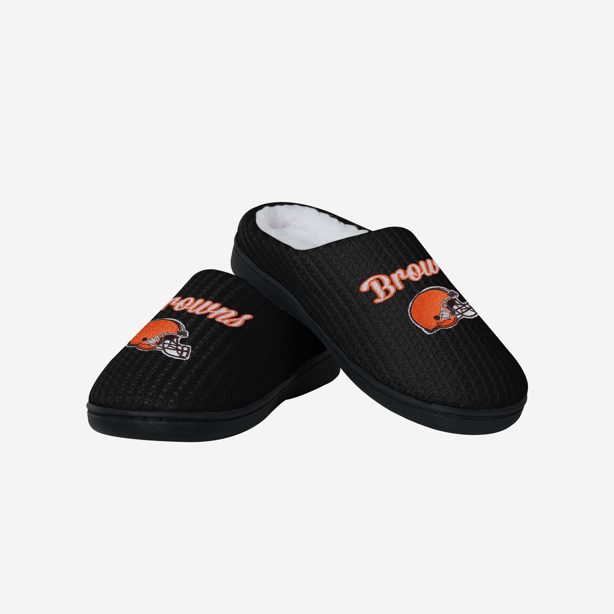 Cleveland Browns Womens Sherpa Lined Memory Foam Slipper - Image 4
