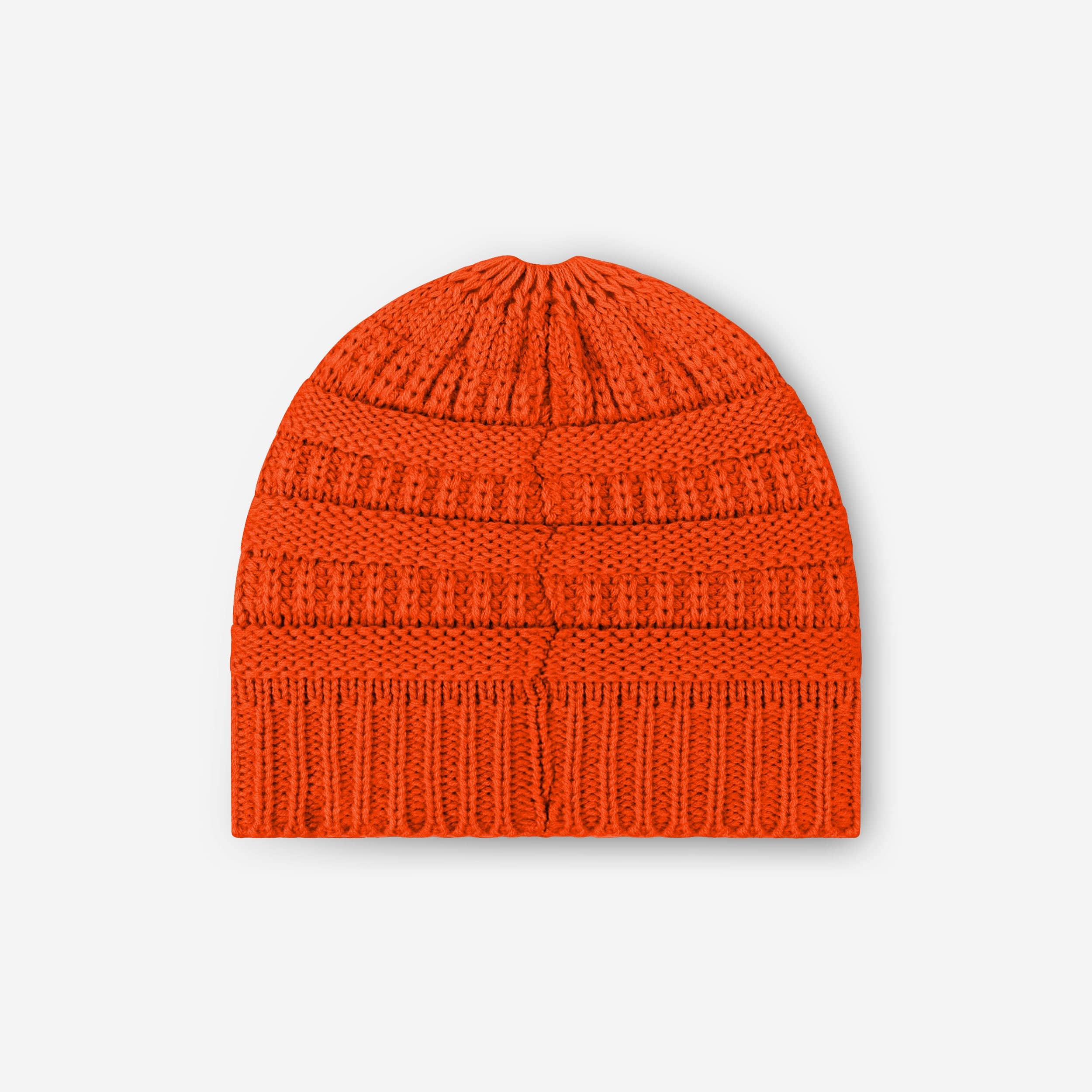 Cleveland Browns Womens Solid Ponytail Beanie - Image 2