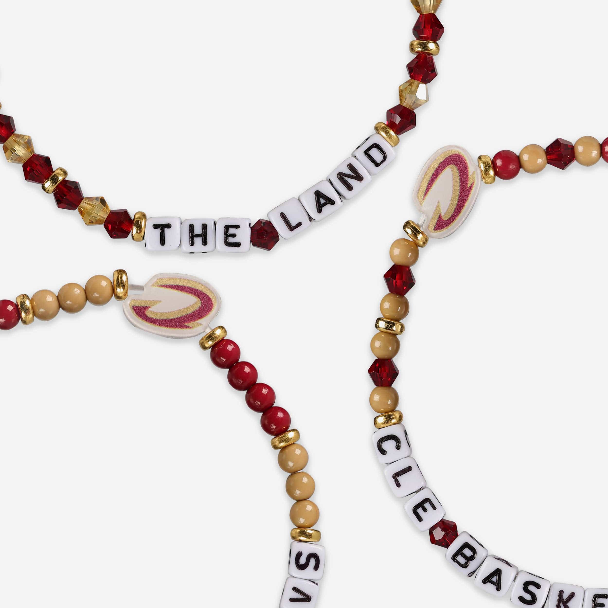 Cleveland Cavaliers 3 Pack Friendship Bracelet - Image 2