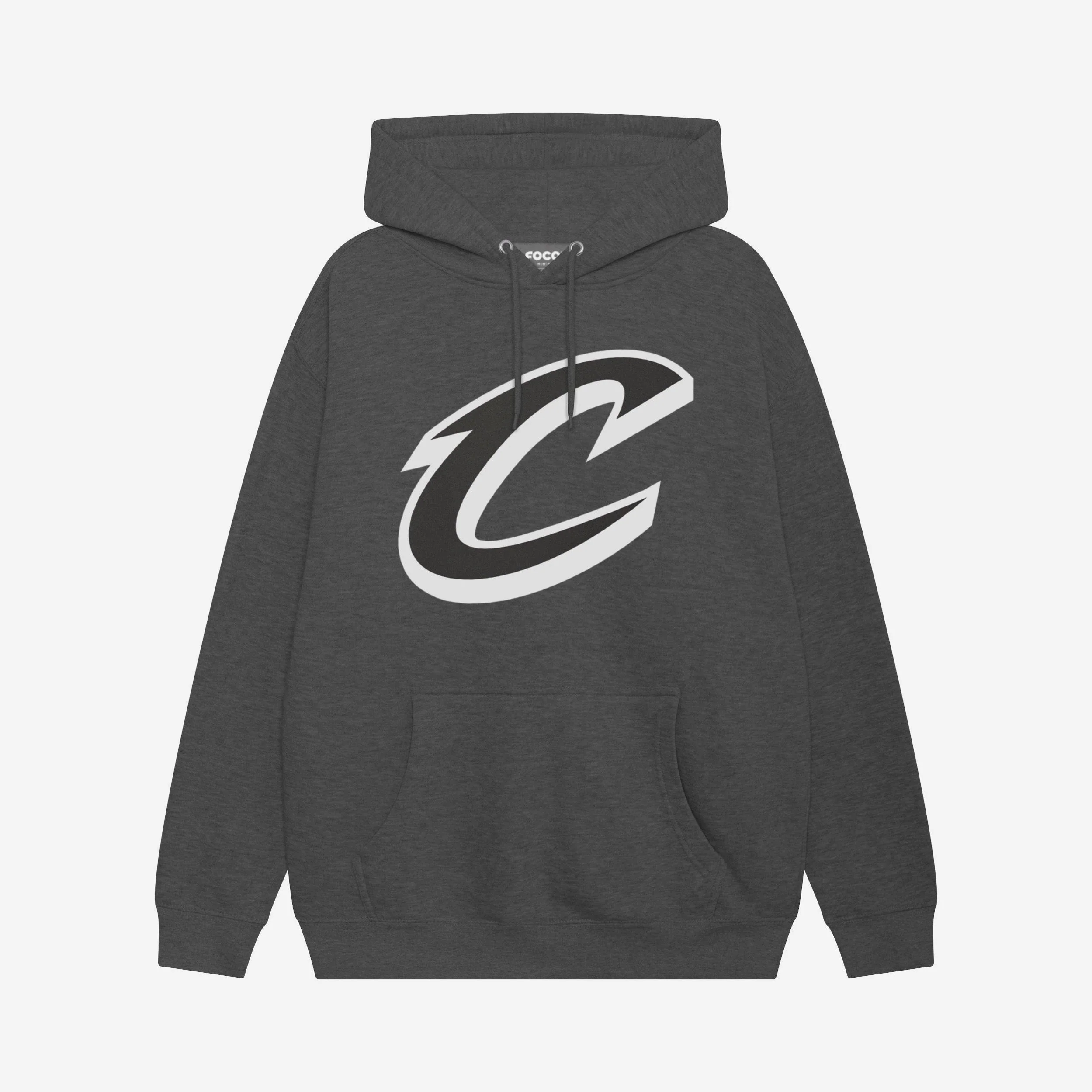 Cleveland Cavaliers Black & White Primary Logo Hoodie