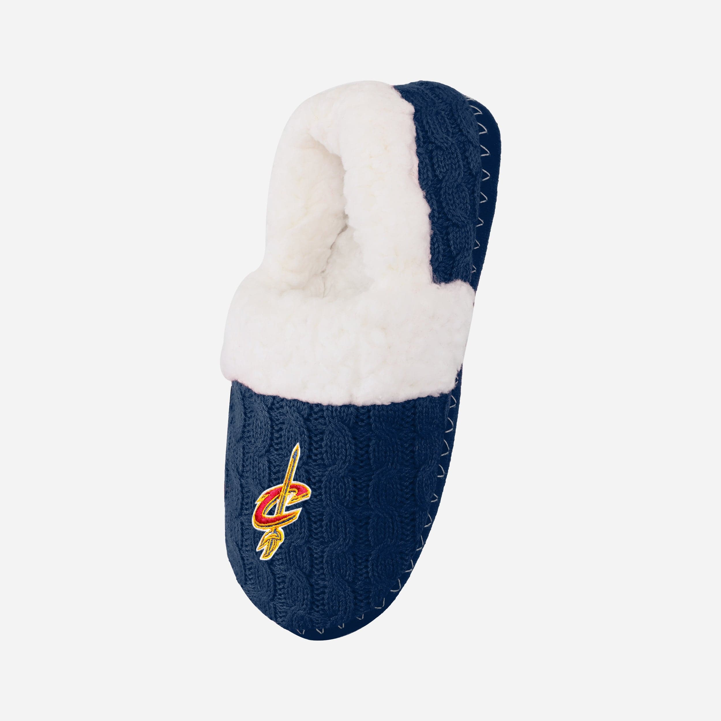 Cleveland Cavaliers Womens Team Color Moccasin Slipper - Image 3