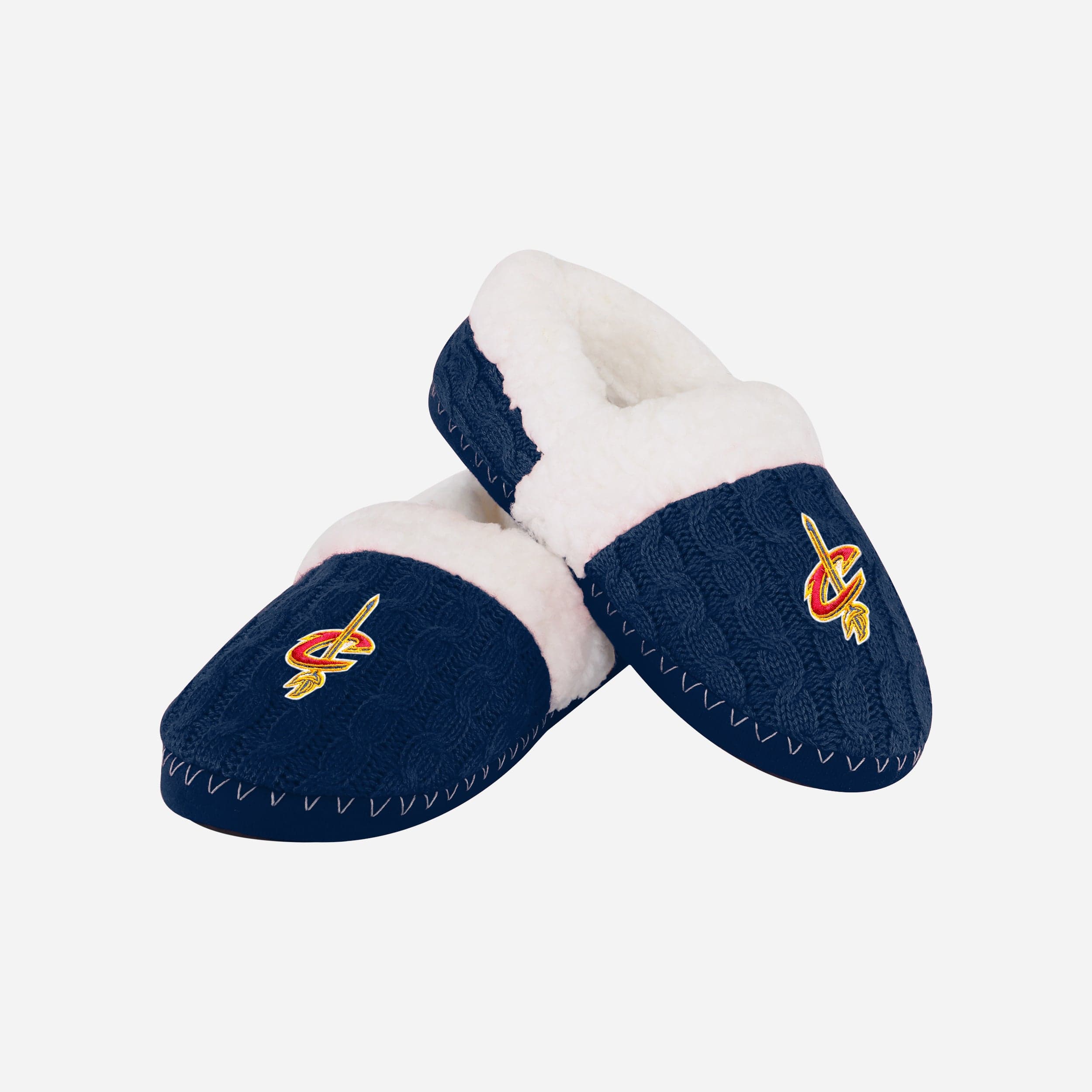 Cleveland Cavaliers Womens Team Color Moccasin Slipper - Image 4