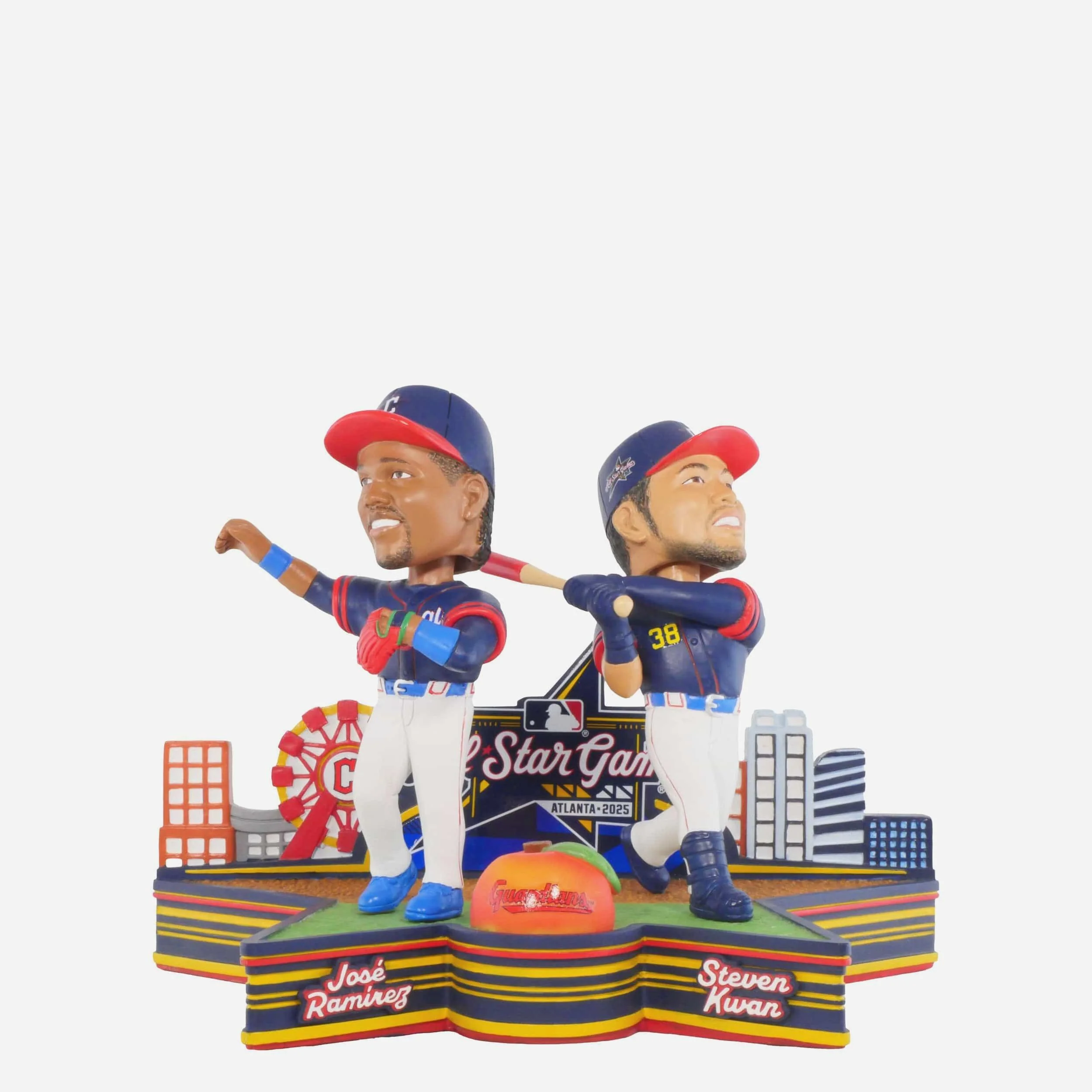 Cleveland Guardians 2025 MLB All-Star Mini Bobblehead Scene
