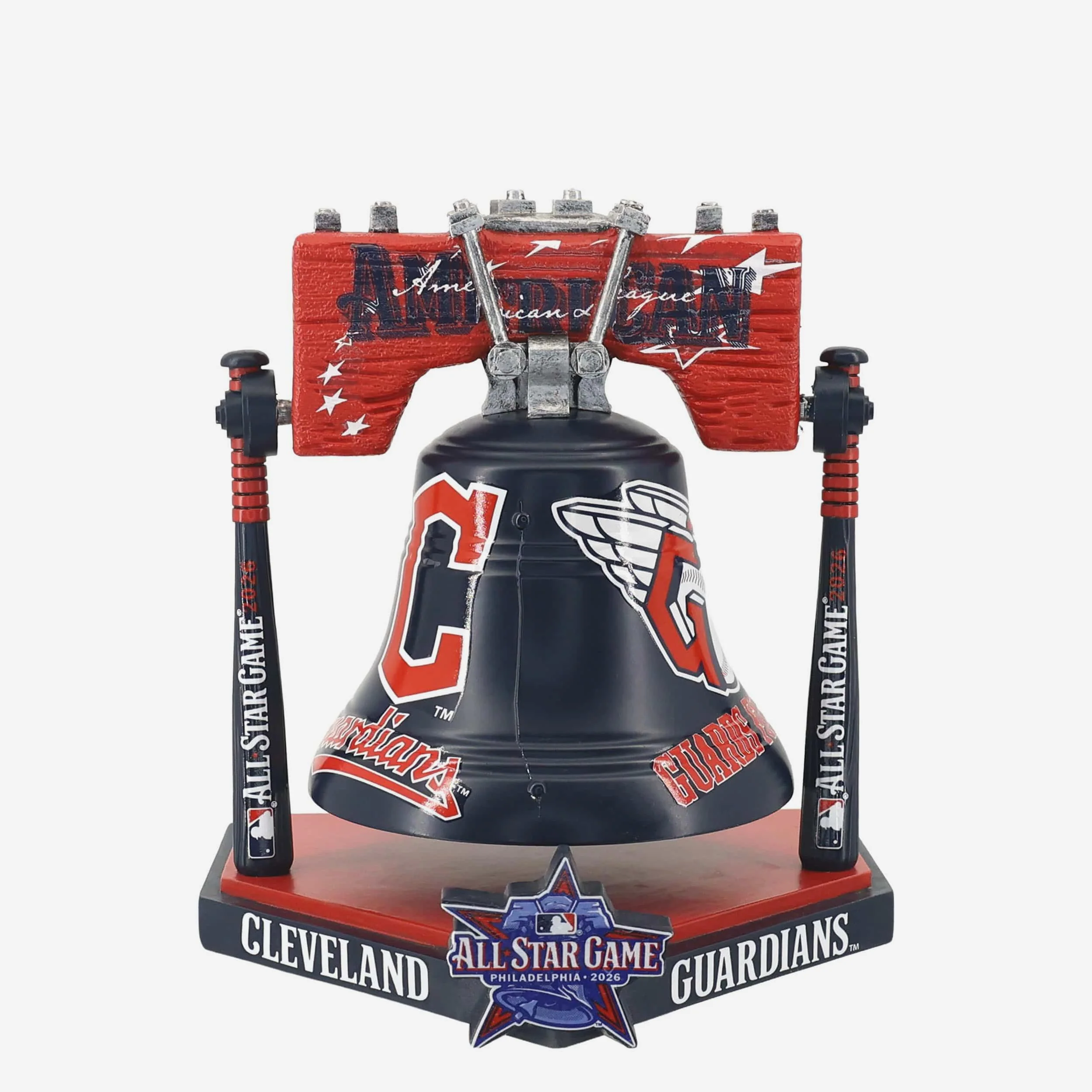 Cleveland Guardians 2026 MLB All Star Liberty Bell Figurine