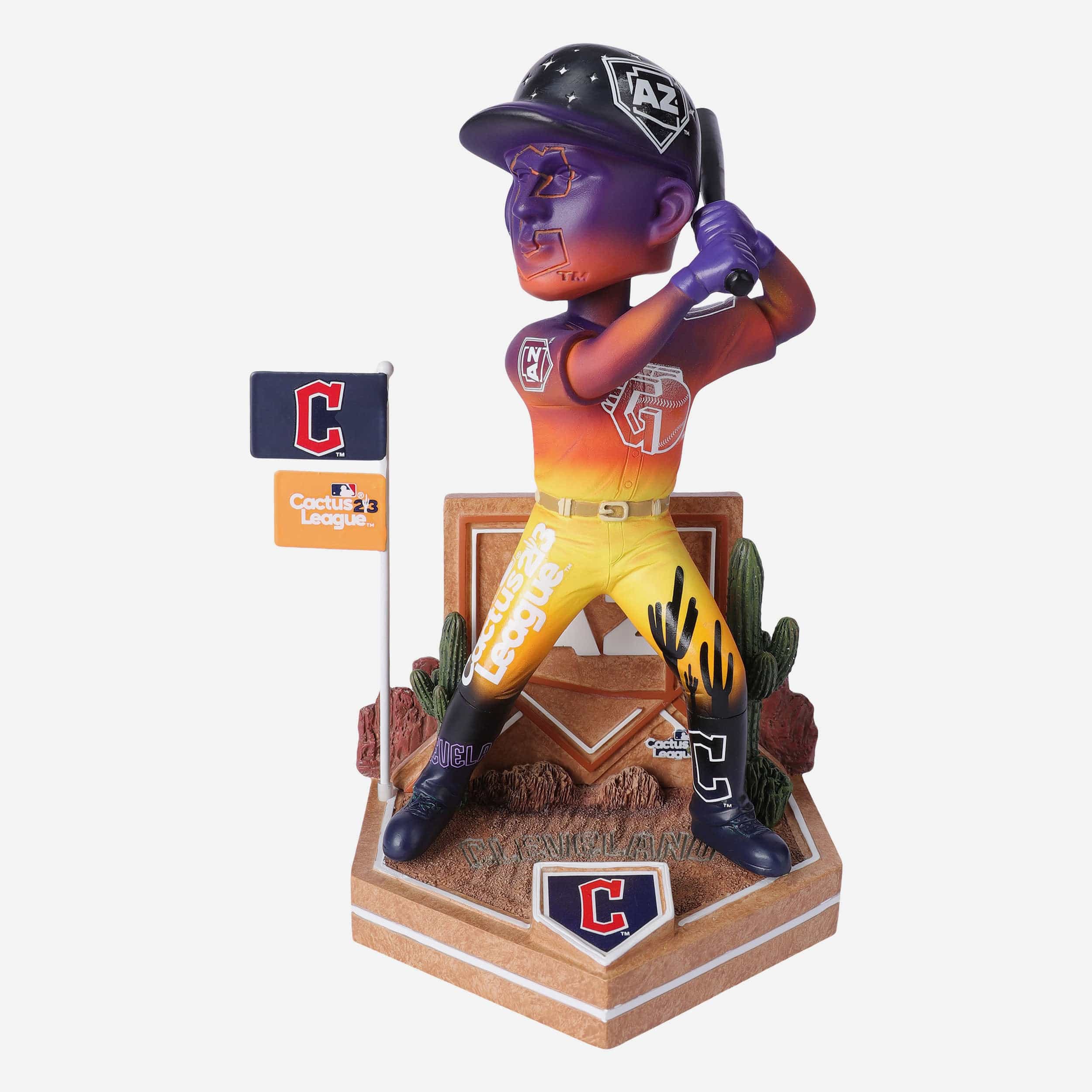Cleveland Guardians Cactus League Bobbles On Parade Bobblehead