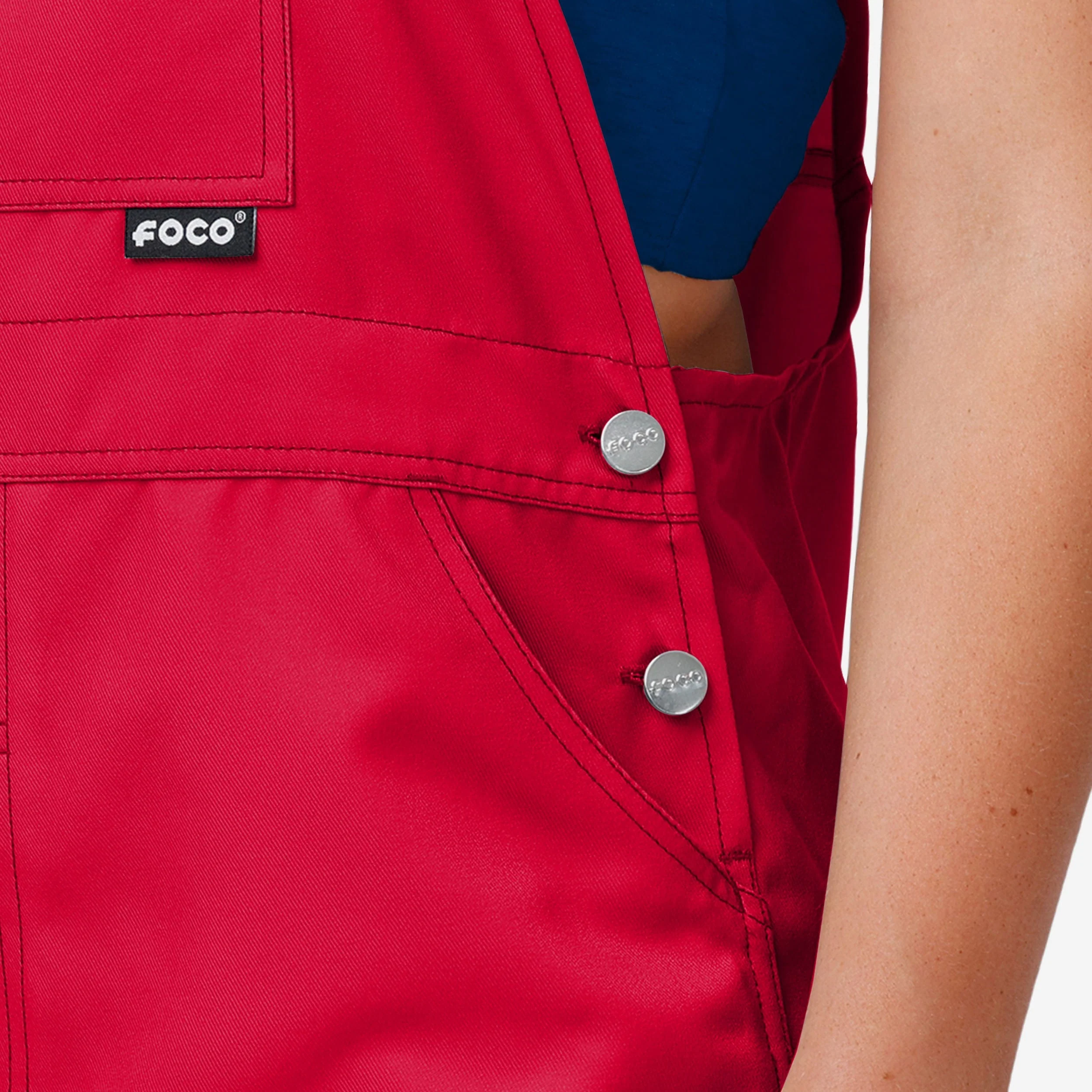 Cleveland Guardians Womens Big Logo Bib Overalls - Image 5