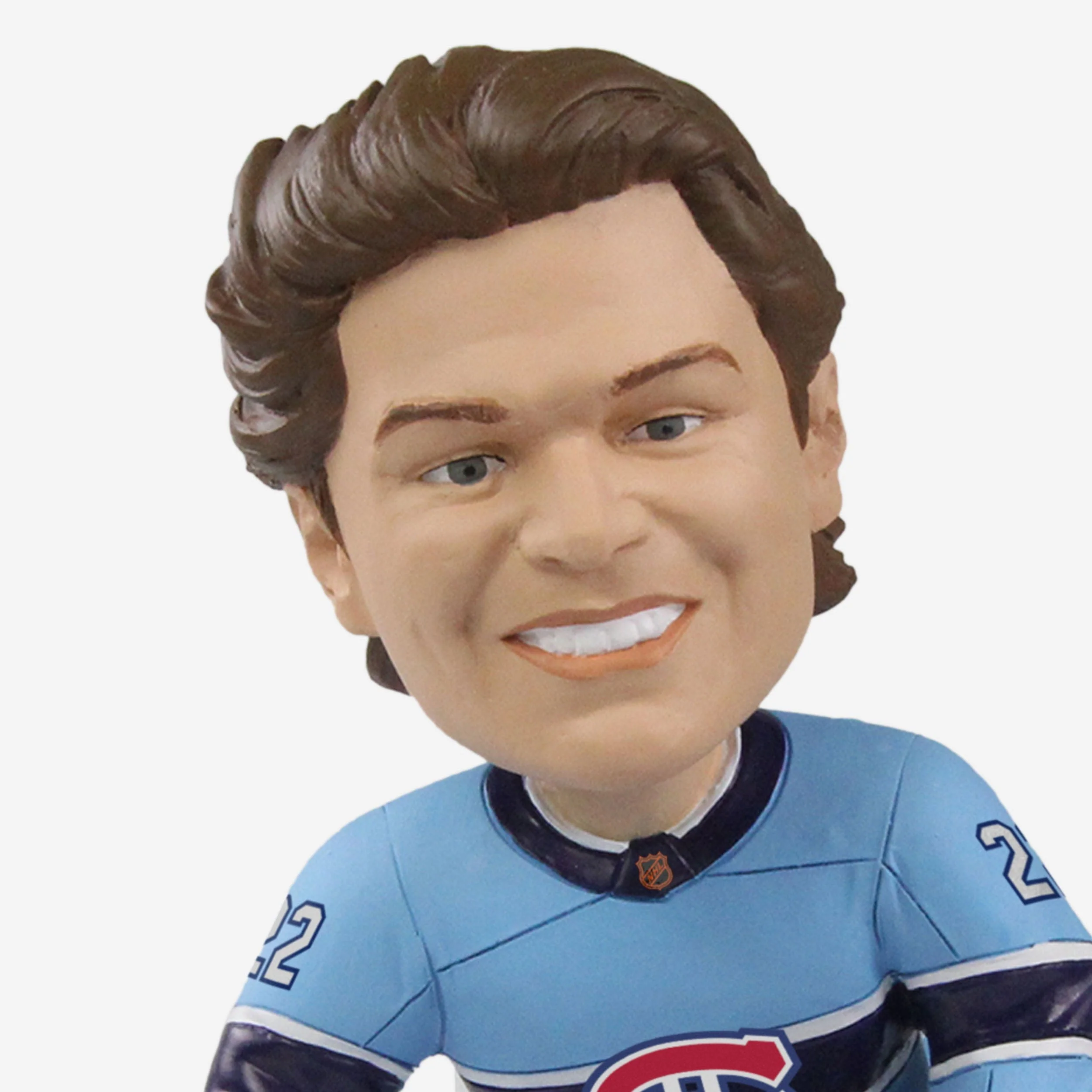 Cole Caufield Montreal Canadiens Reverse Retro Jersey Bobblehead - Image 2