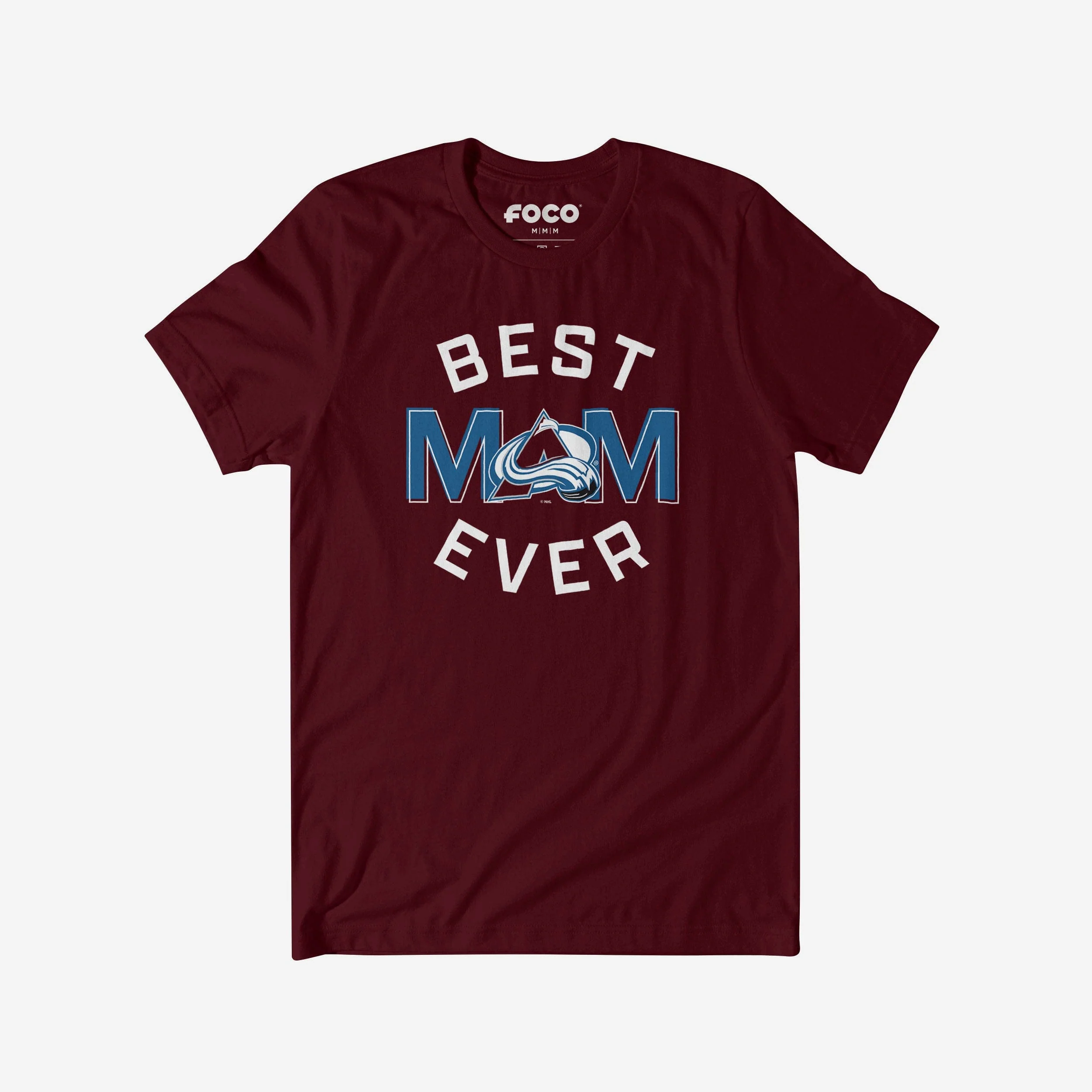 Colorado Avalanche Best Mom Ever Arched T-Shirt