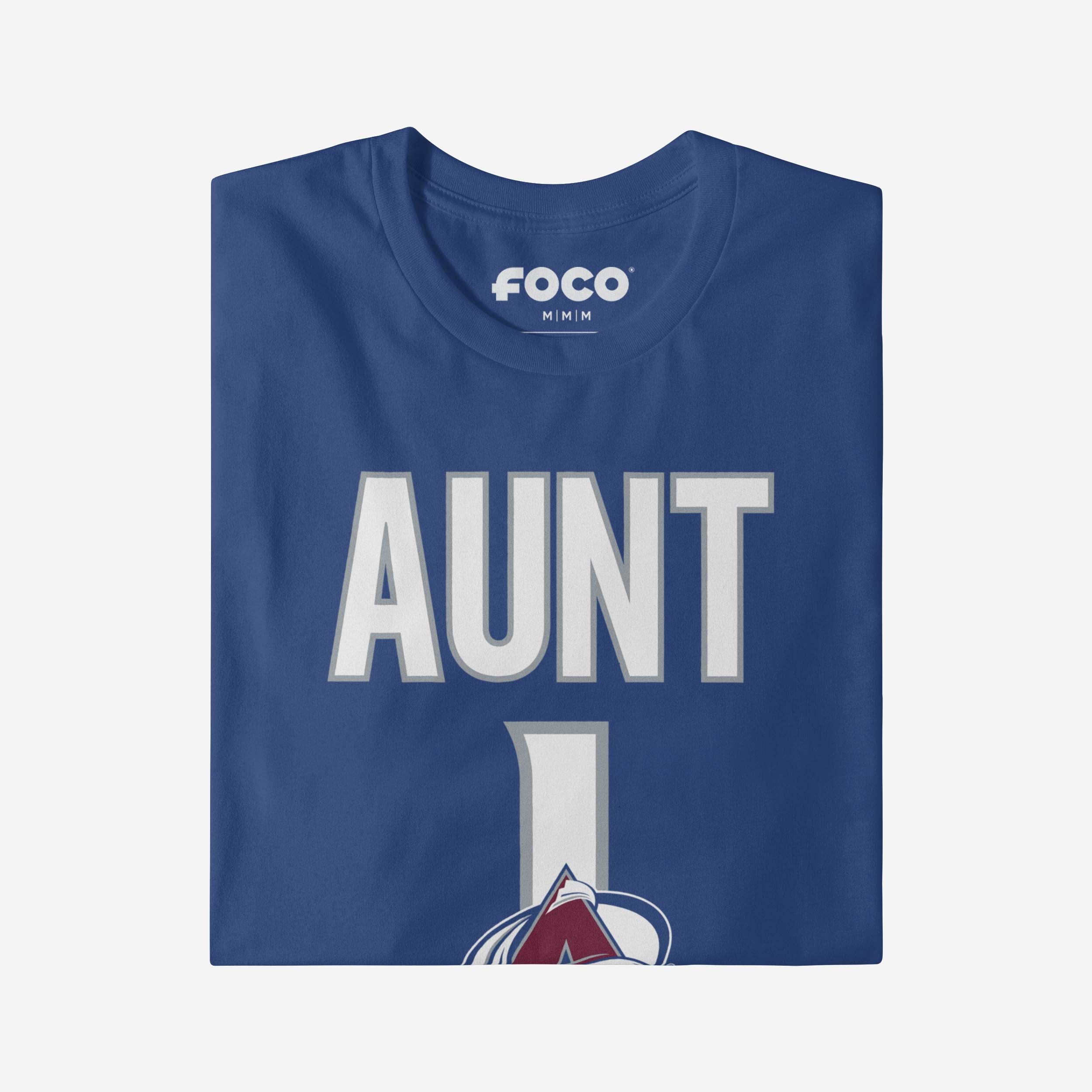 Colorado Avalanche Number 1 Aunt T-Shirt - Image 3