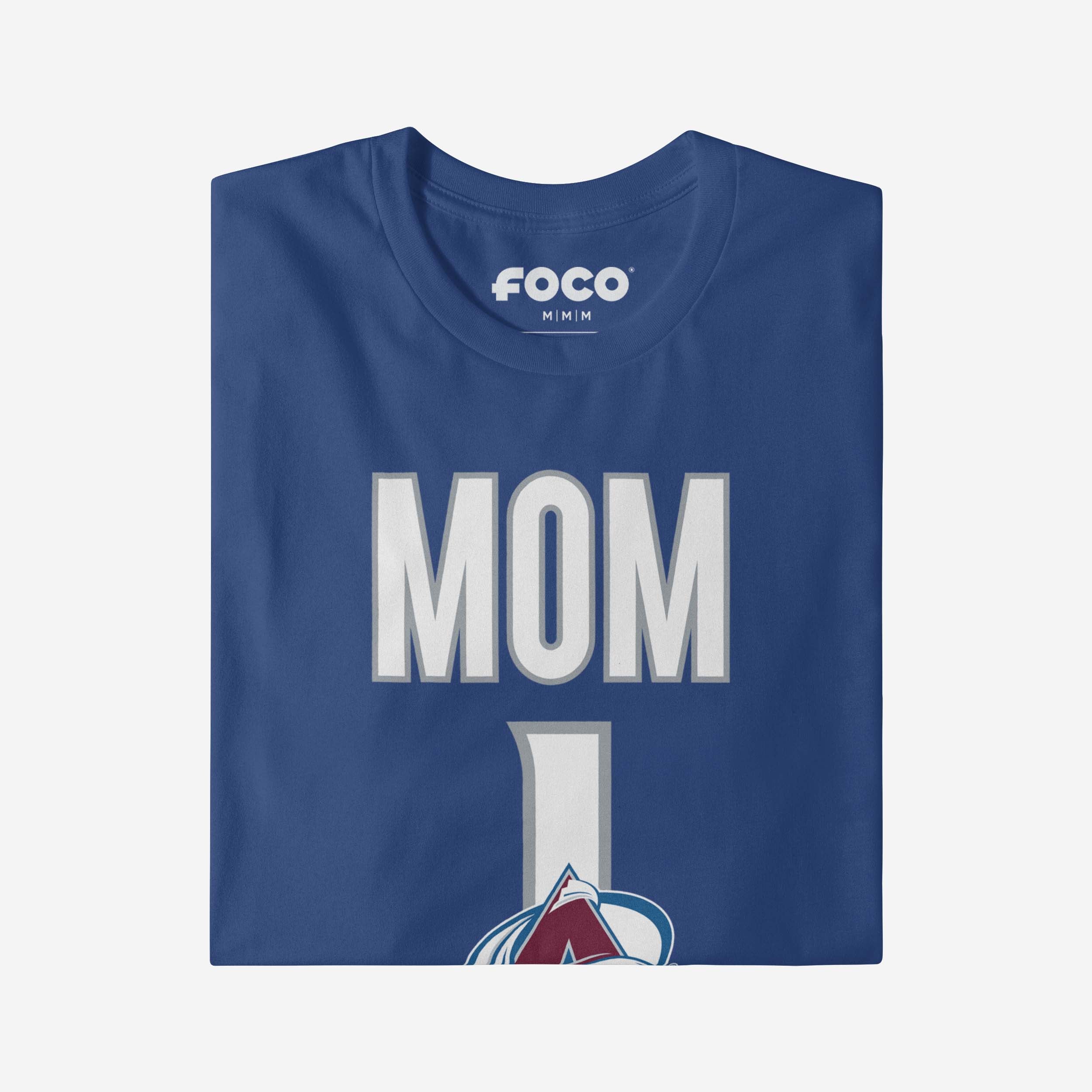 Colorado Avalanche Number 1 Mom T-Shirt - Image 3