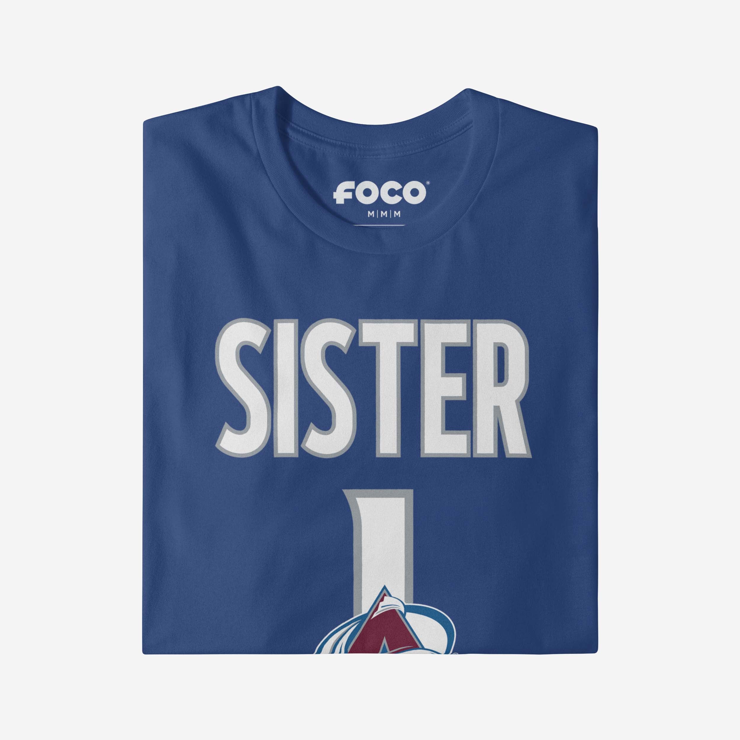 Colorado Avalanche Number 1 Sister T-Shirt - Image 3