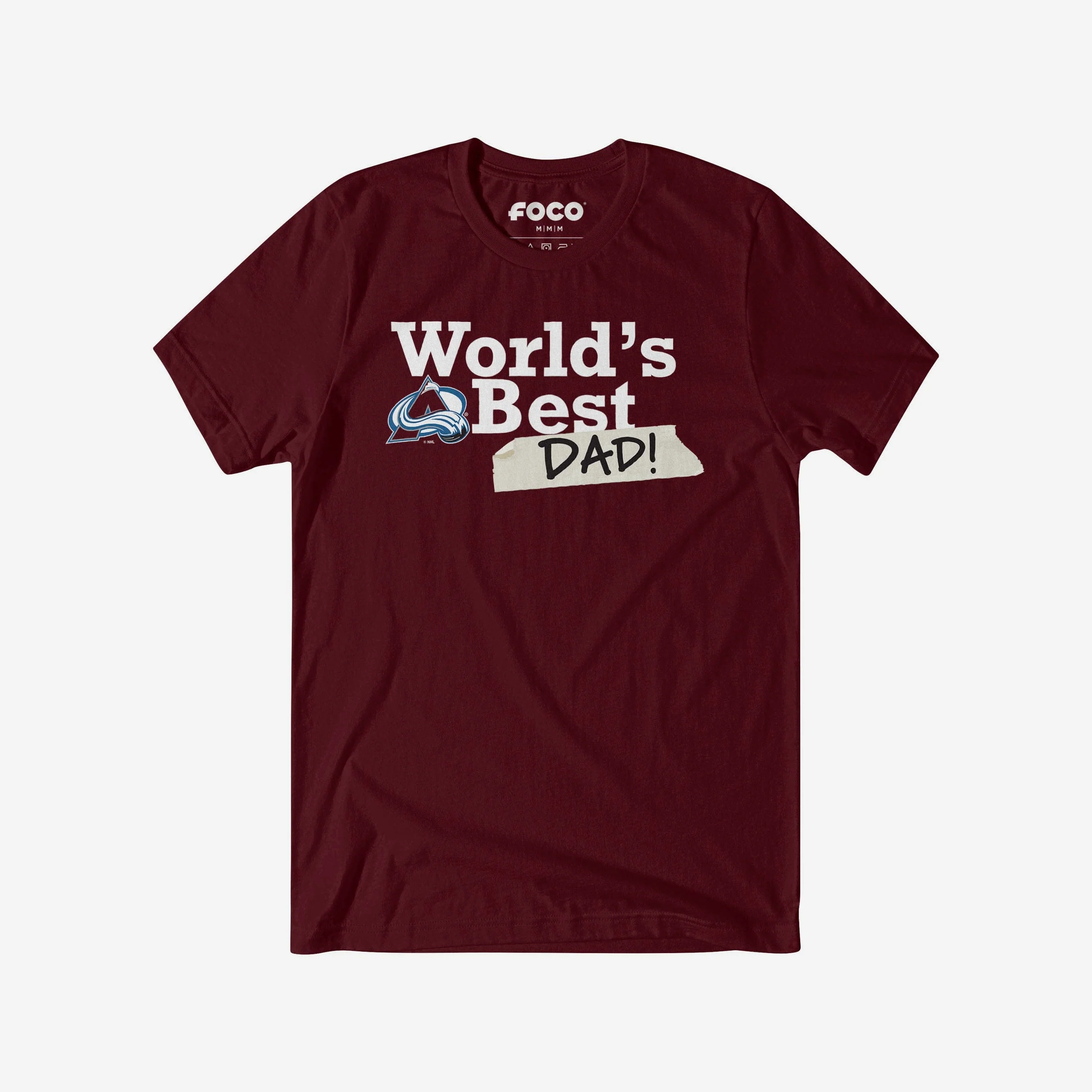 Colorado Avalanche World's Best Dad T-Shirt