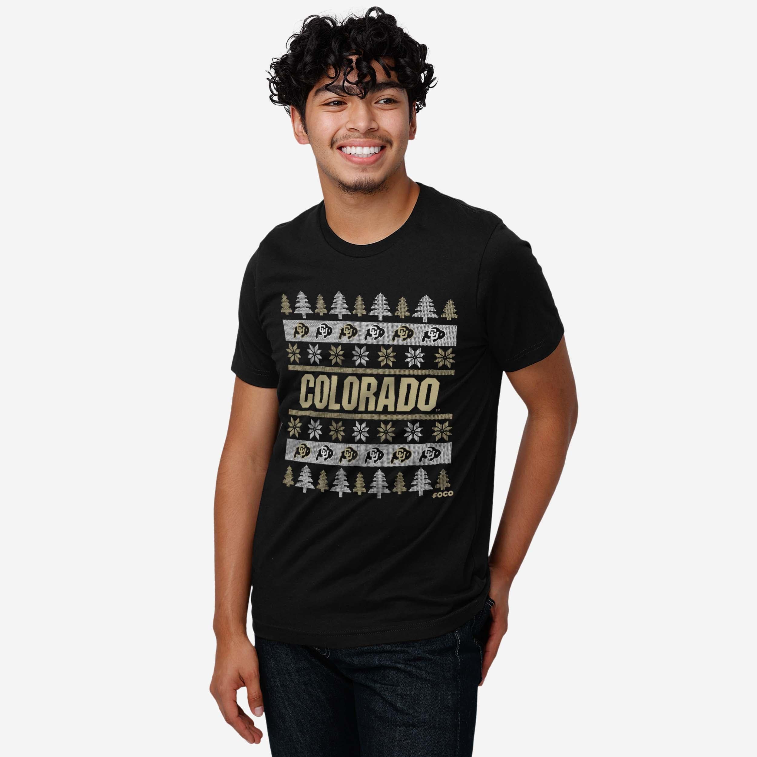Colorado Buffaloes Holiday Sweater T-Shirt - Image 2