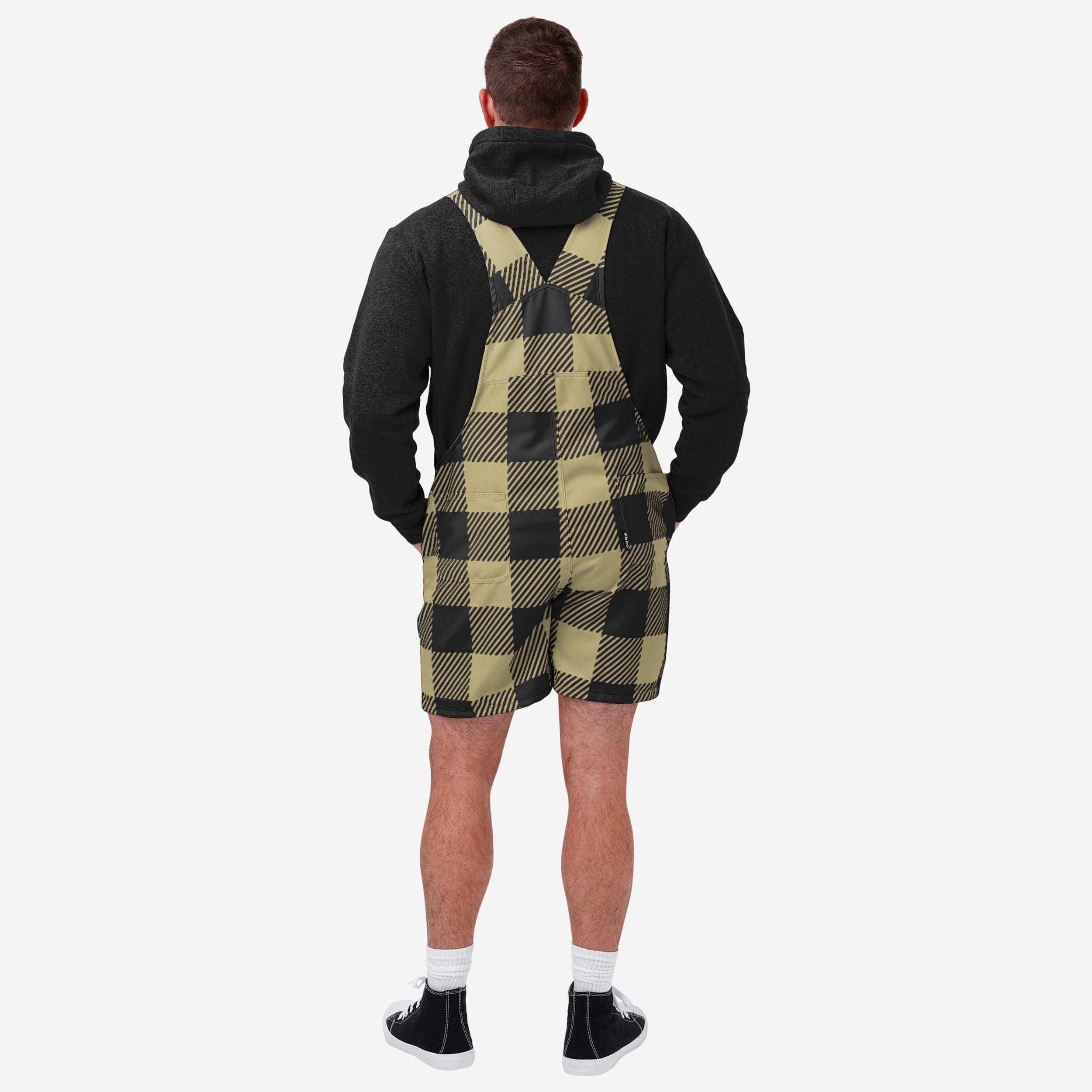 Colorado Buffaloes Mens Plaid Bib Shortalls - Image 2