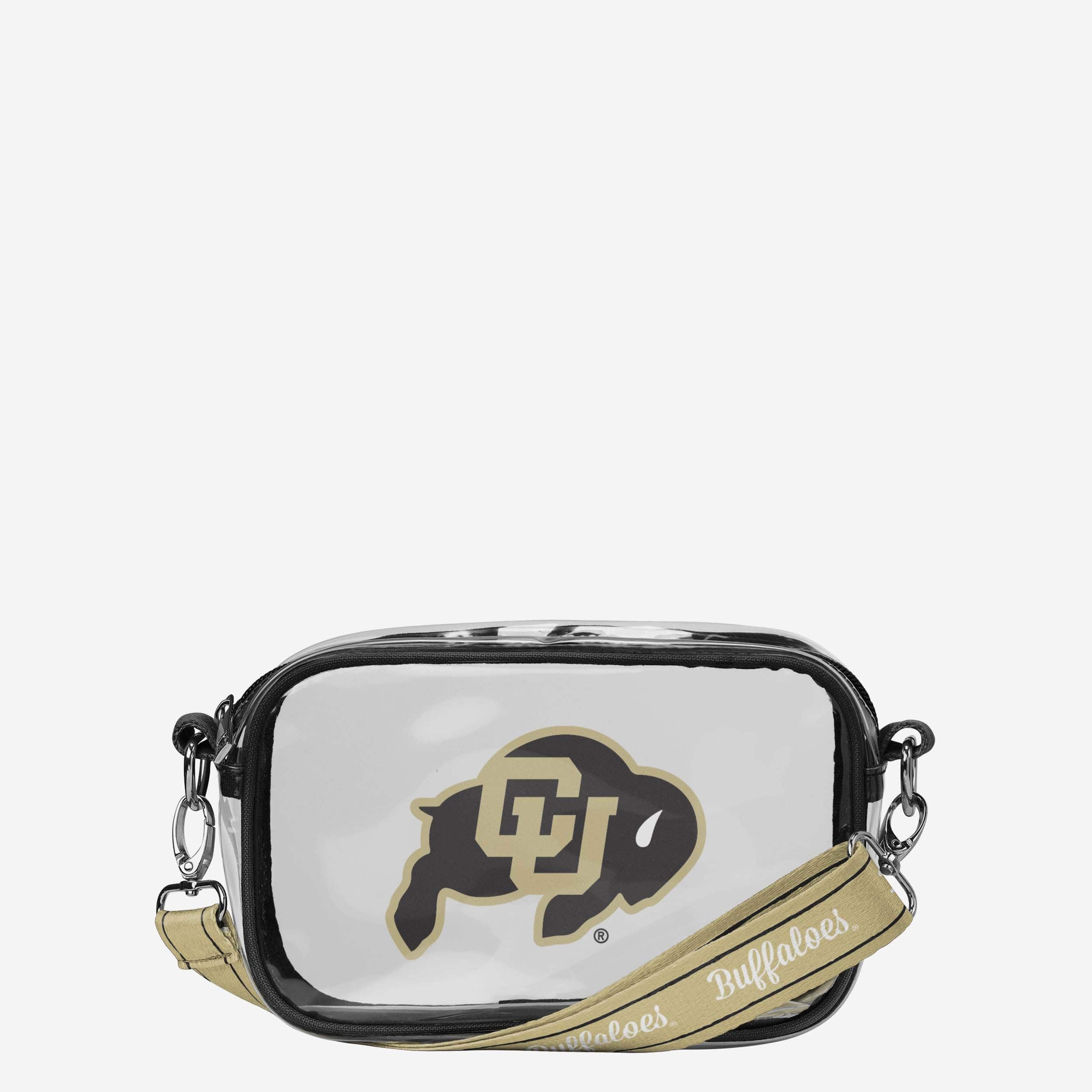 Colorado Buffaloes Team Stripe Clear Crossbody Bag