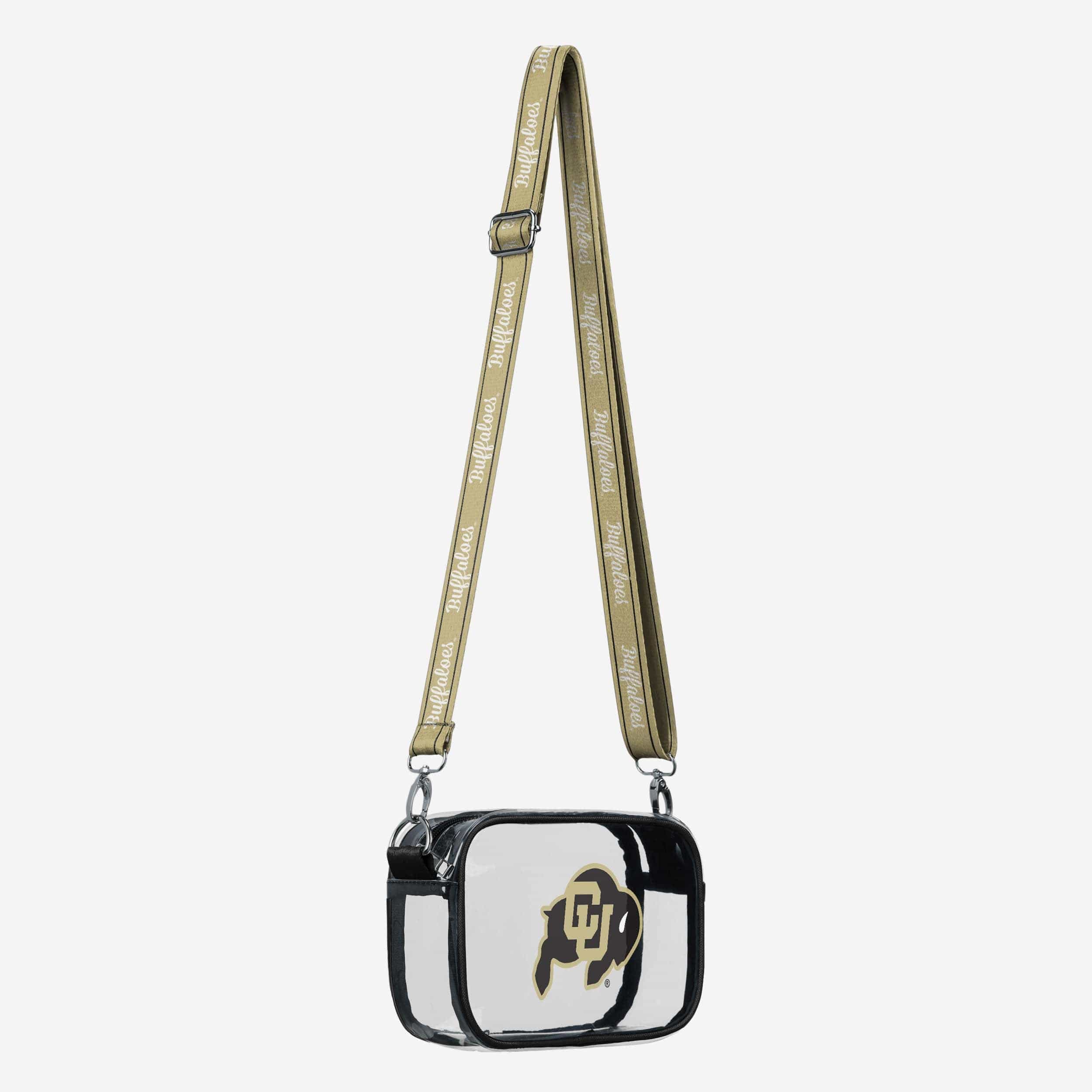 Colorado Buffaloes Team Stripe Clear Crossbody Bag - Image 2
