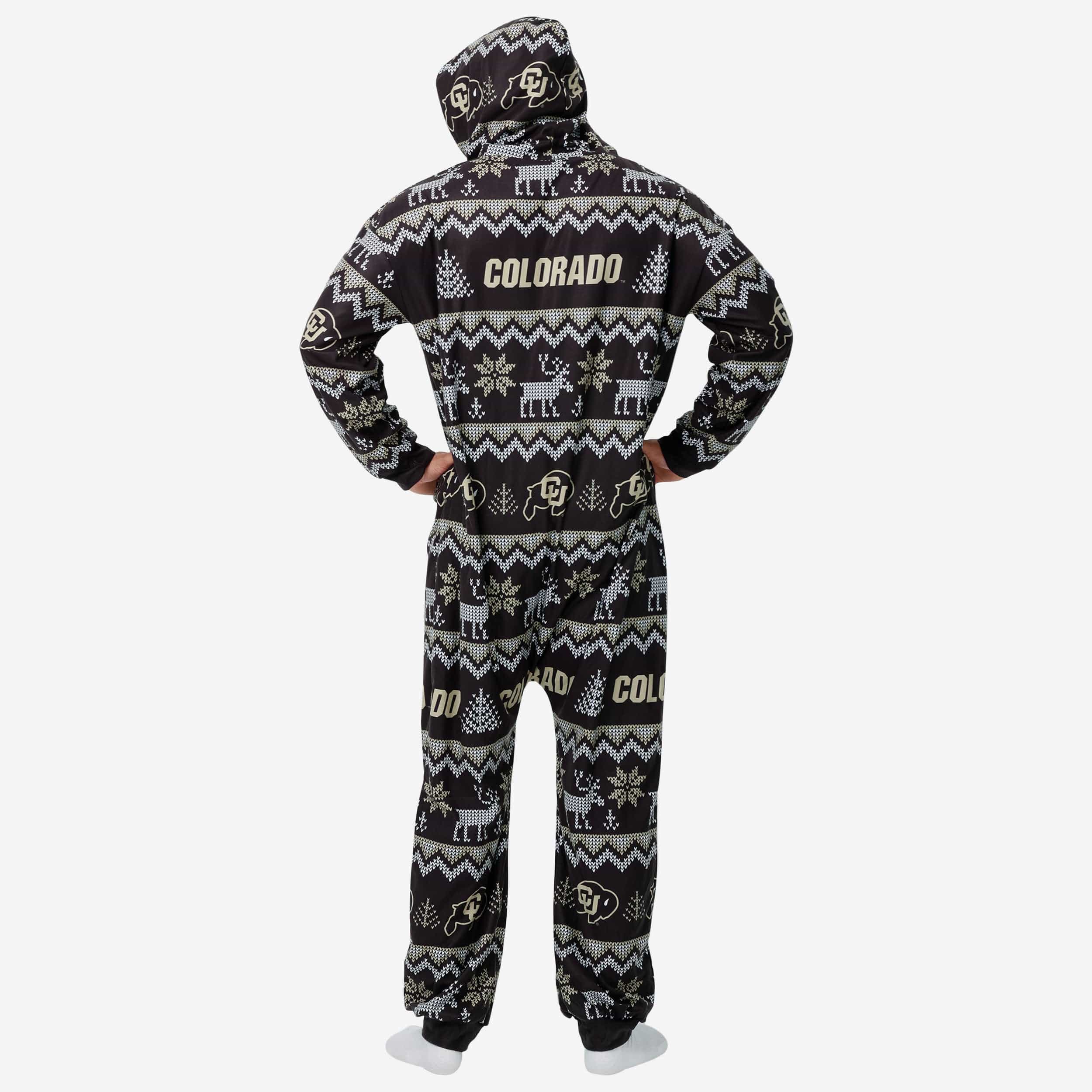 Colorado Buffaloes Ugly Pattern One Piece Pajamas - Image 2
