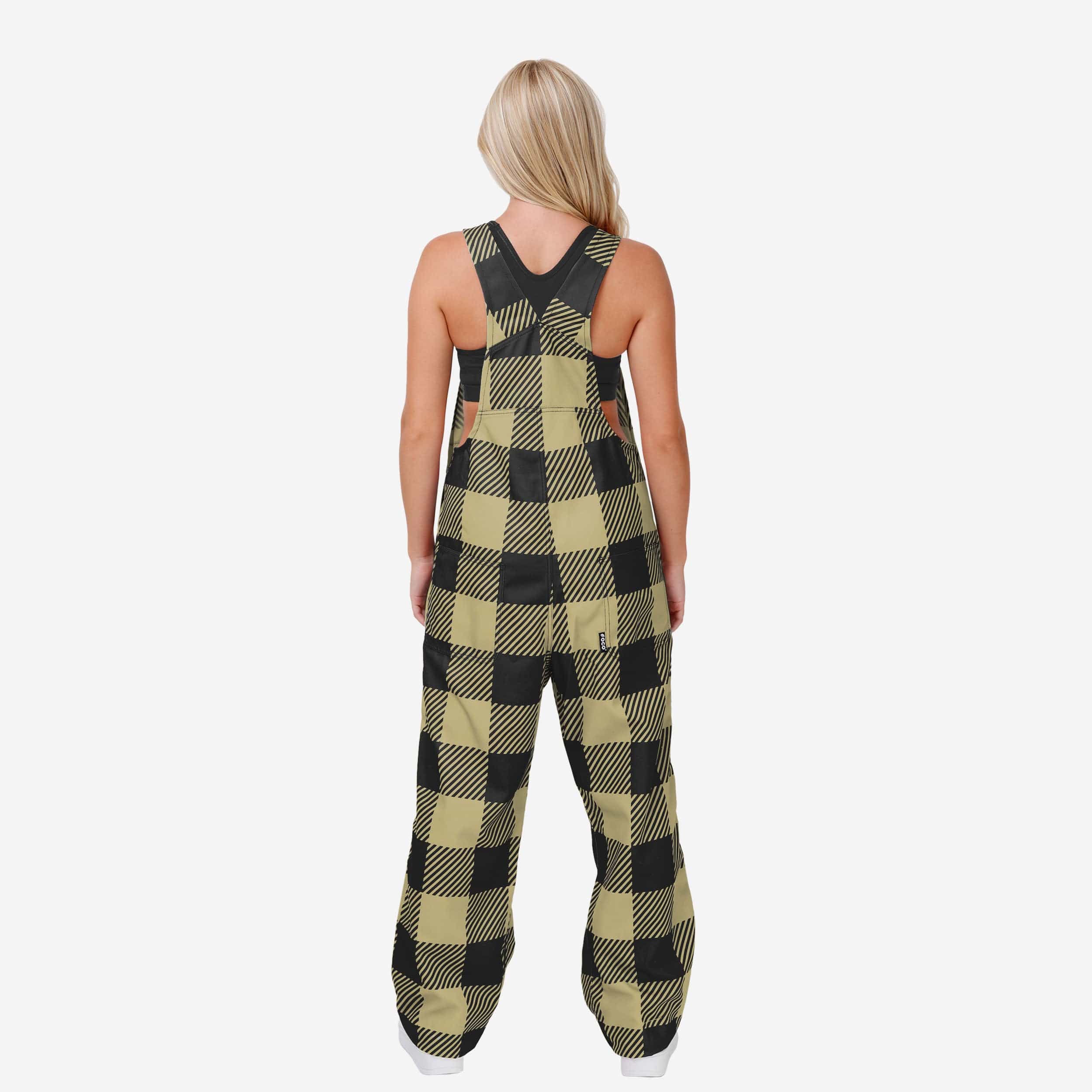 Colorado Buffaloes Womens Plaid Bib Overalls - Image 2