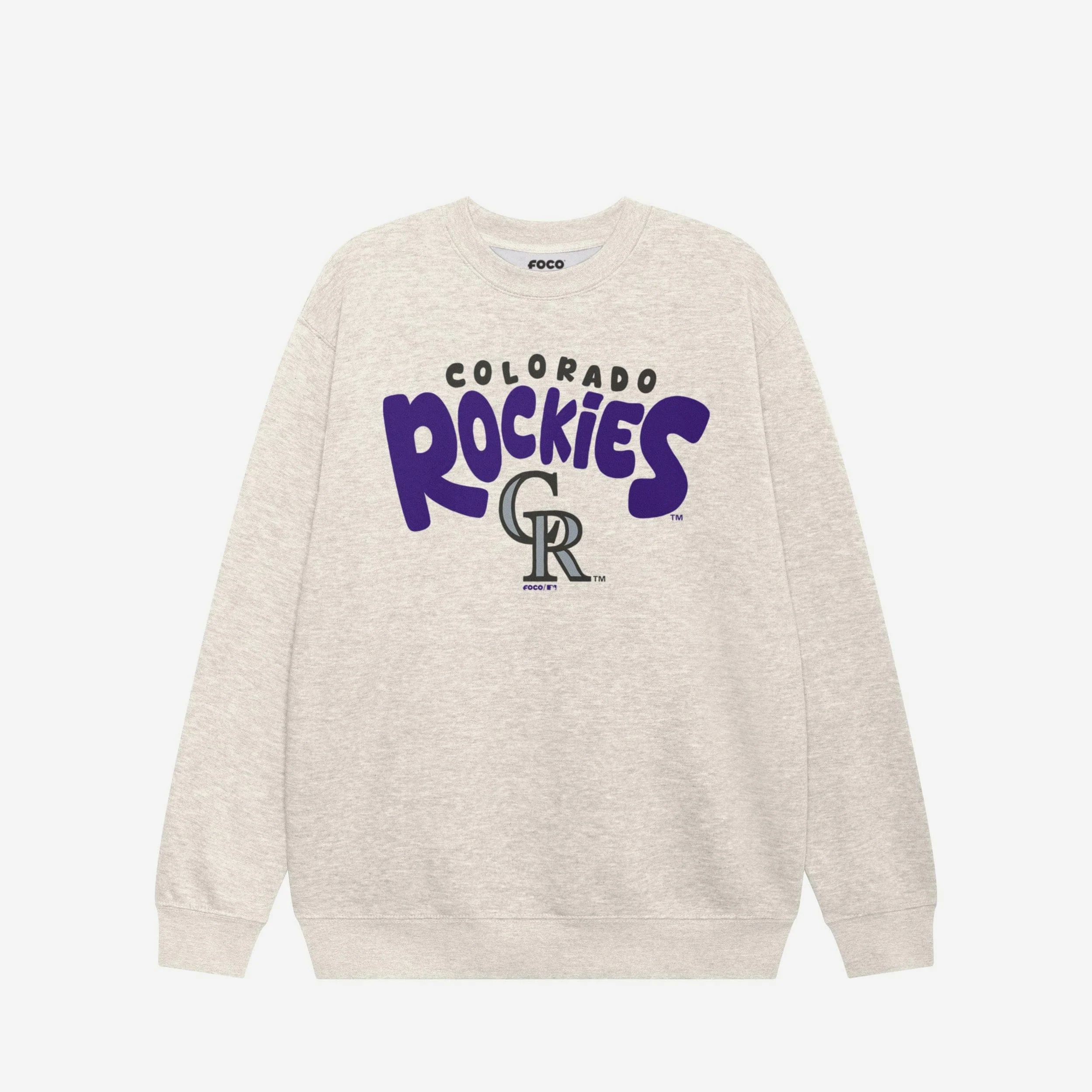 Colorado Rockies Bubble Crew Neck Sweatshirt