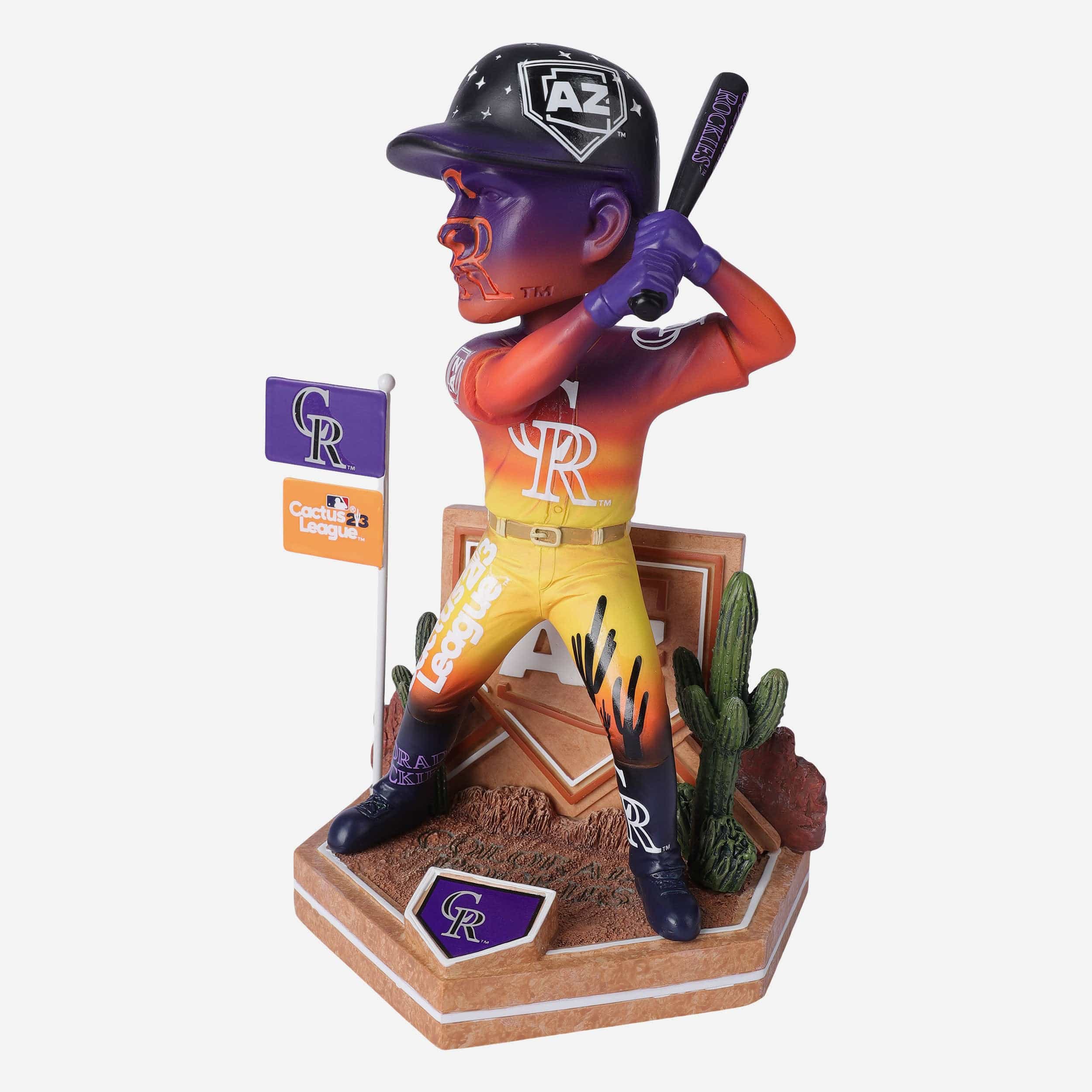 Colorado Rockies Cactus League Bobbles On Parade Bobblehead - Image 4