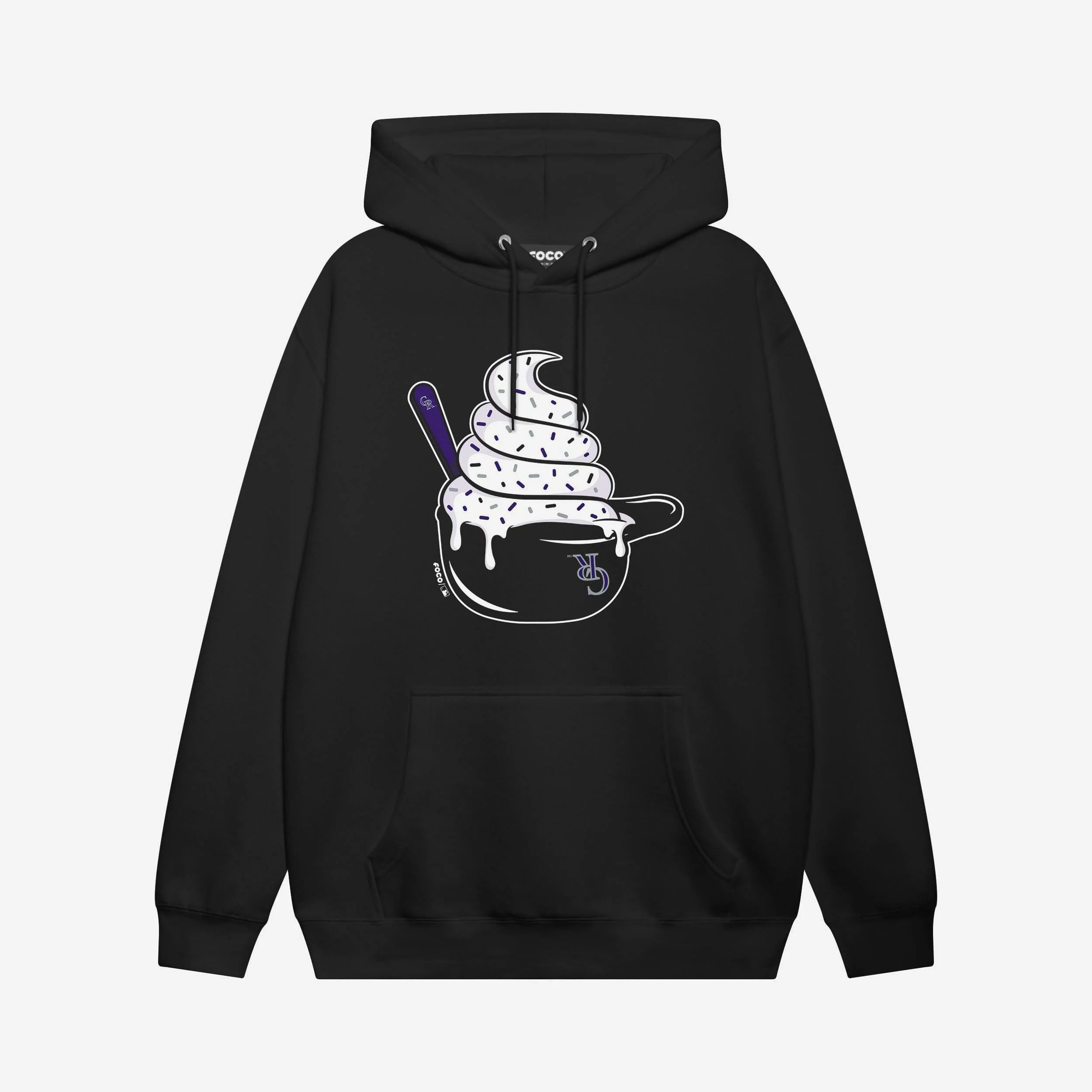 Colorado Rockies Ice Cream Helmet Hoodie