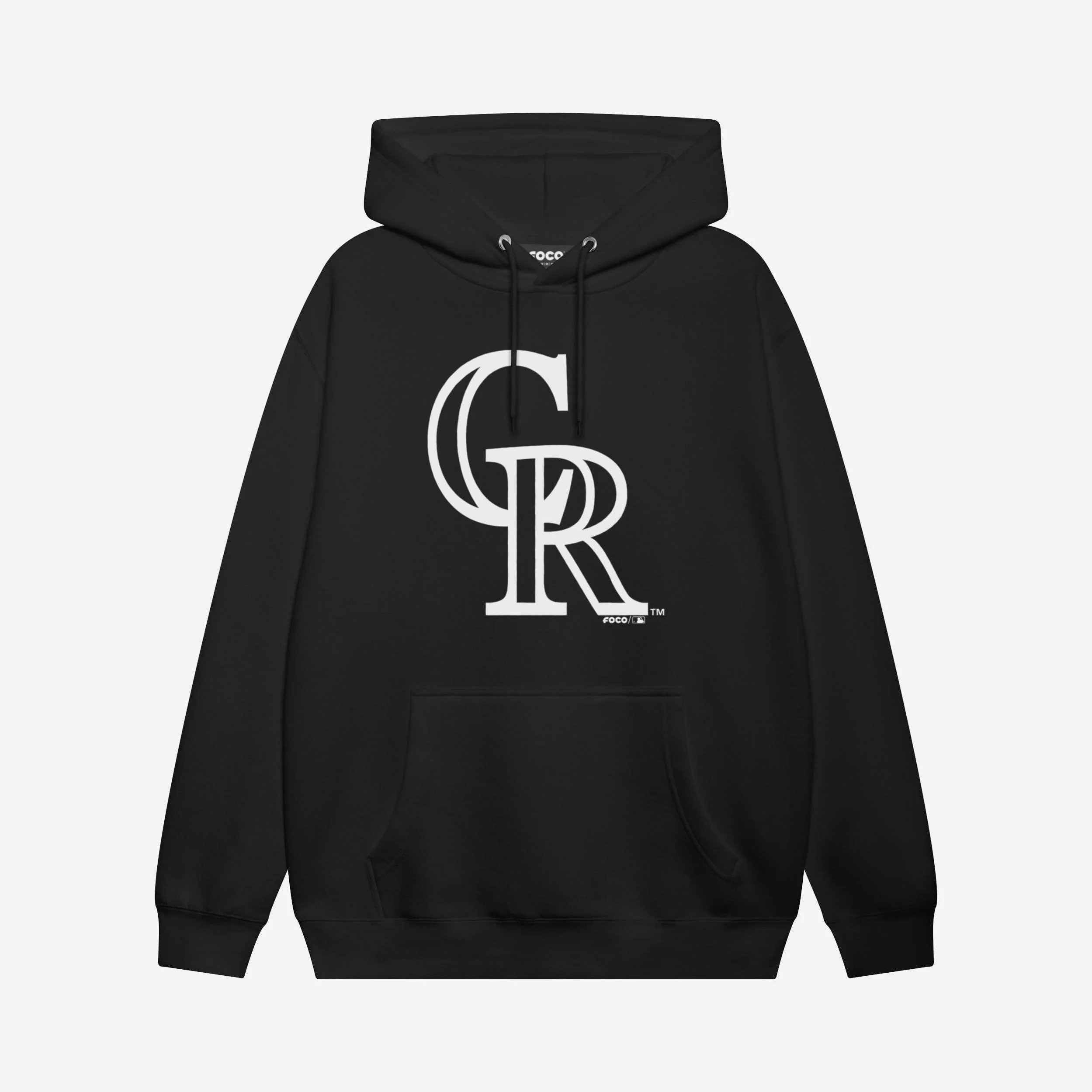 Colorado Rockies White Logo Hoodie