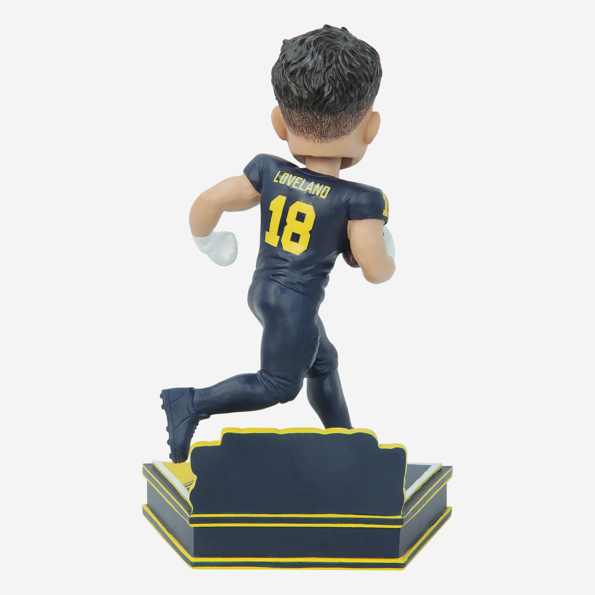 Colston Loveland Michigan Wolverines 2023 Football Blue Uniform Student Athlete Bobblehead - Image 5