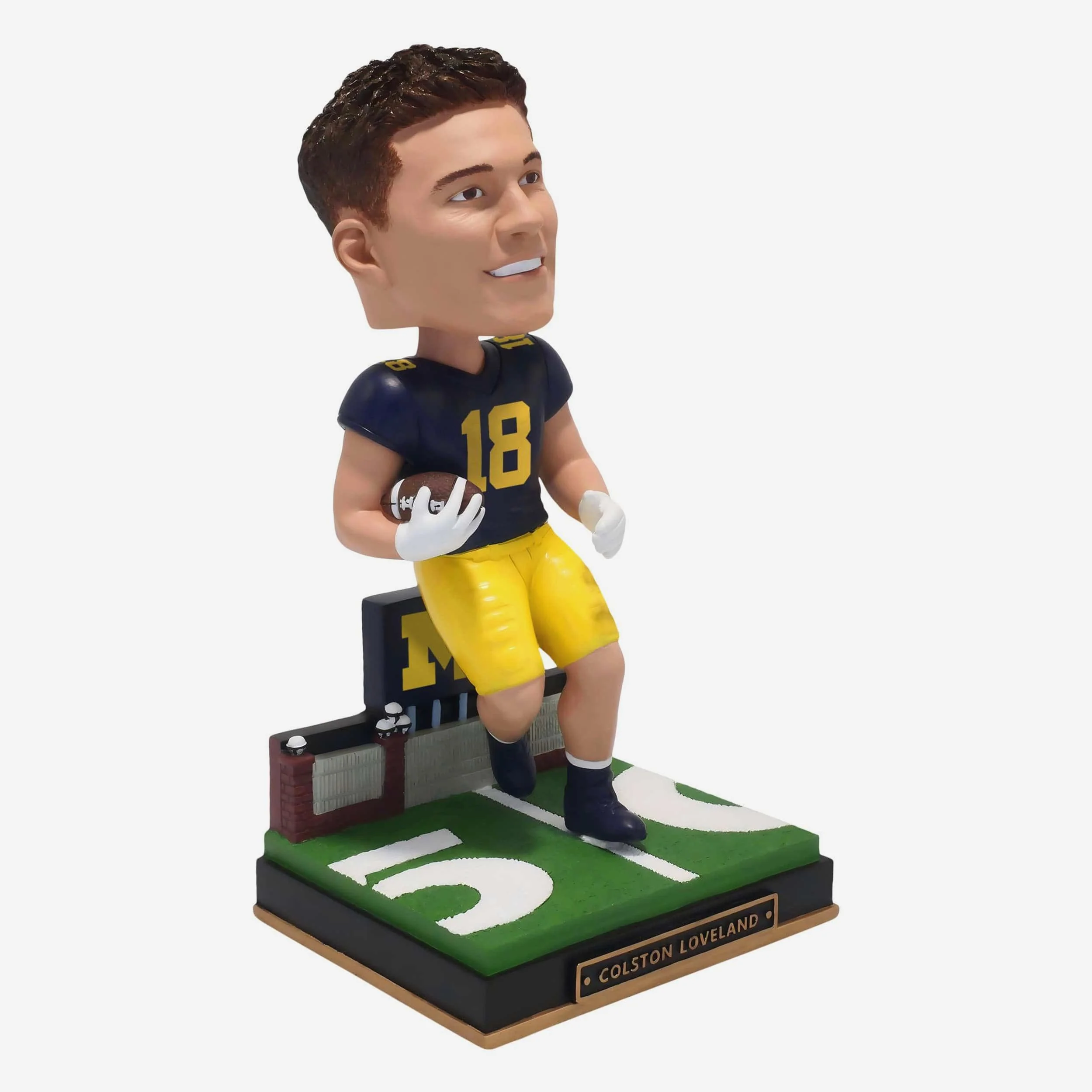 Colston Loveland Michigan Wolverines Gates Series Bobblehead - Image 4