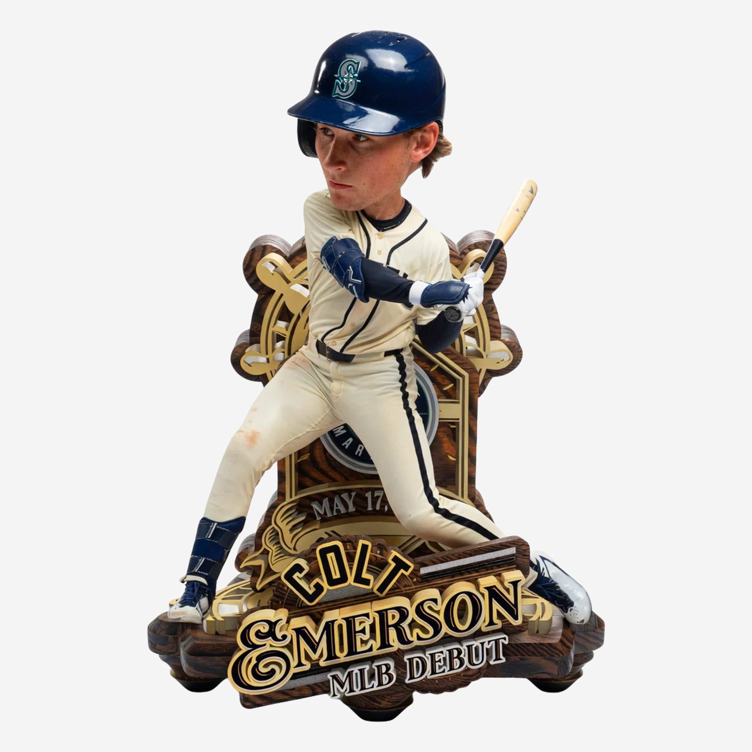 Colt Emerson Seattle Mariners MLB Debut Bobblehead