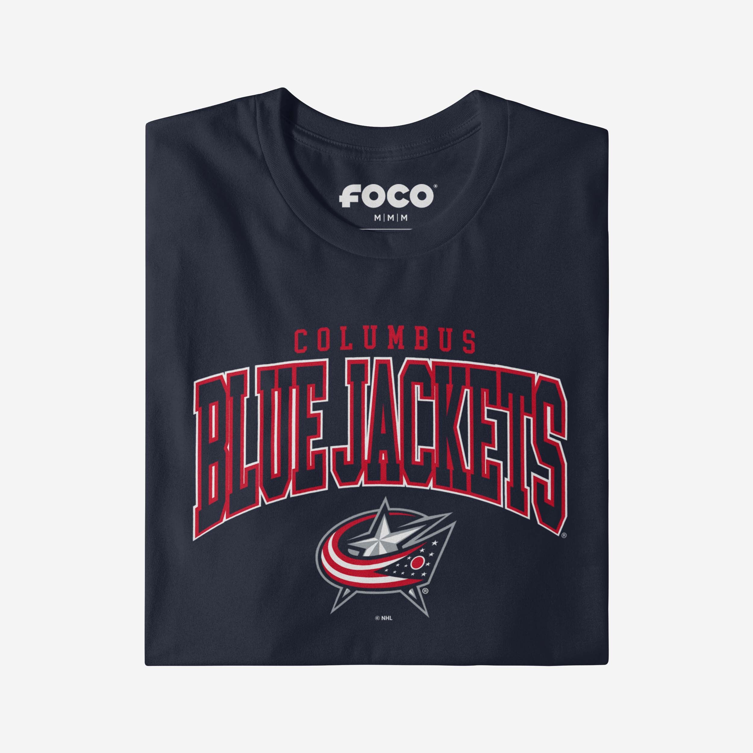 Columbus Blue Jackets Classic Logo T-Shirt - Image 3