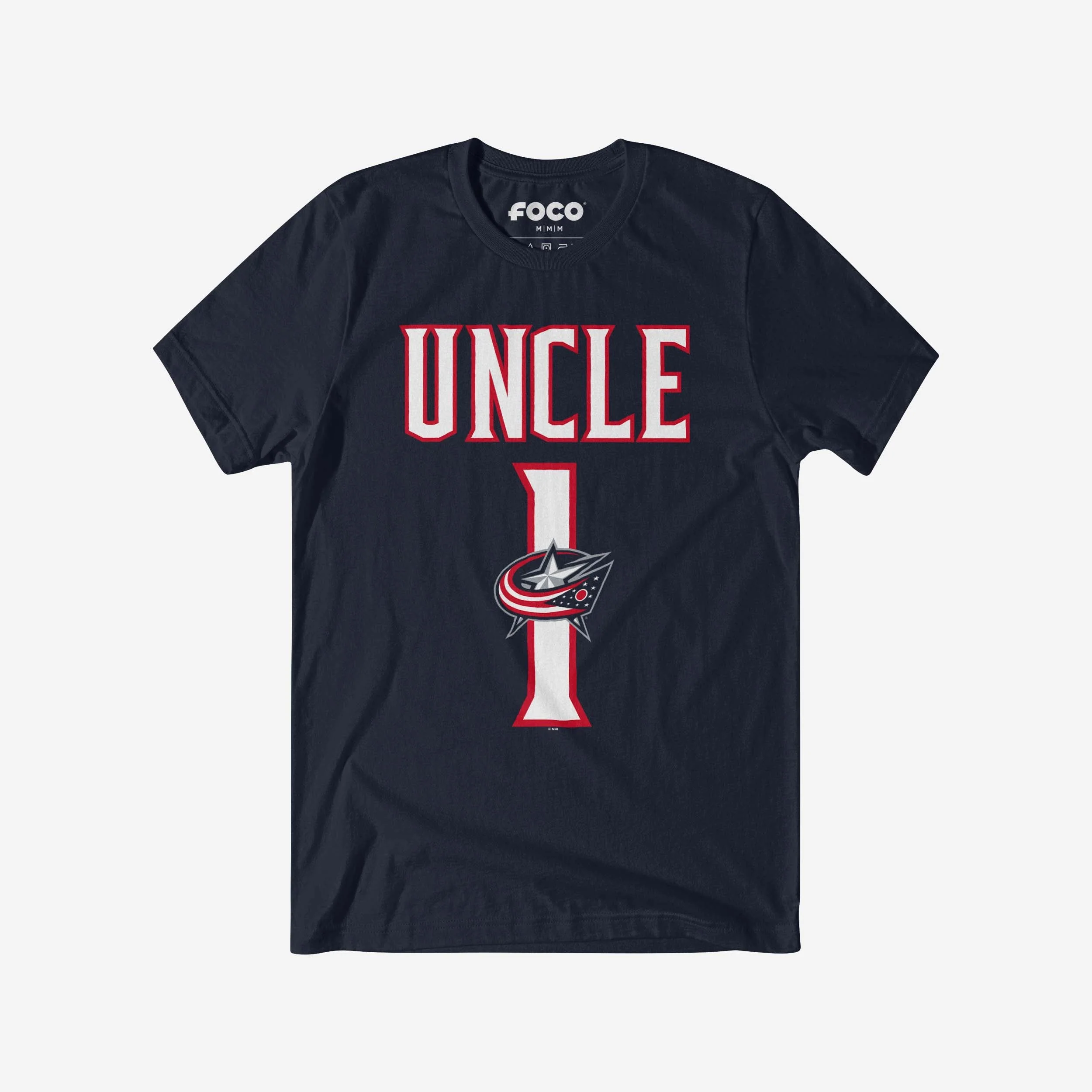 Columbus Blue Jackets Number 1 Uncle T-Shirt