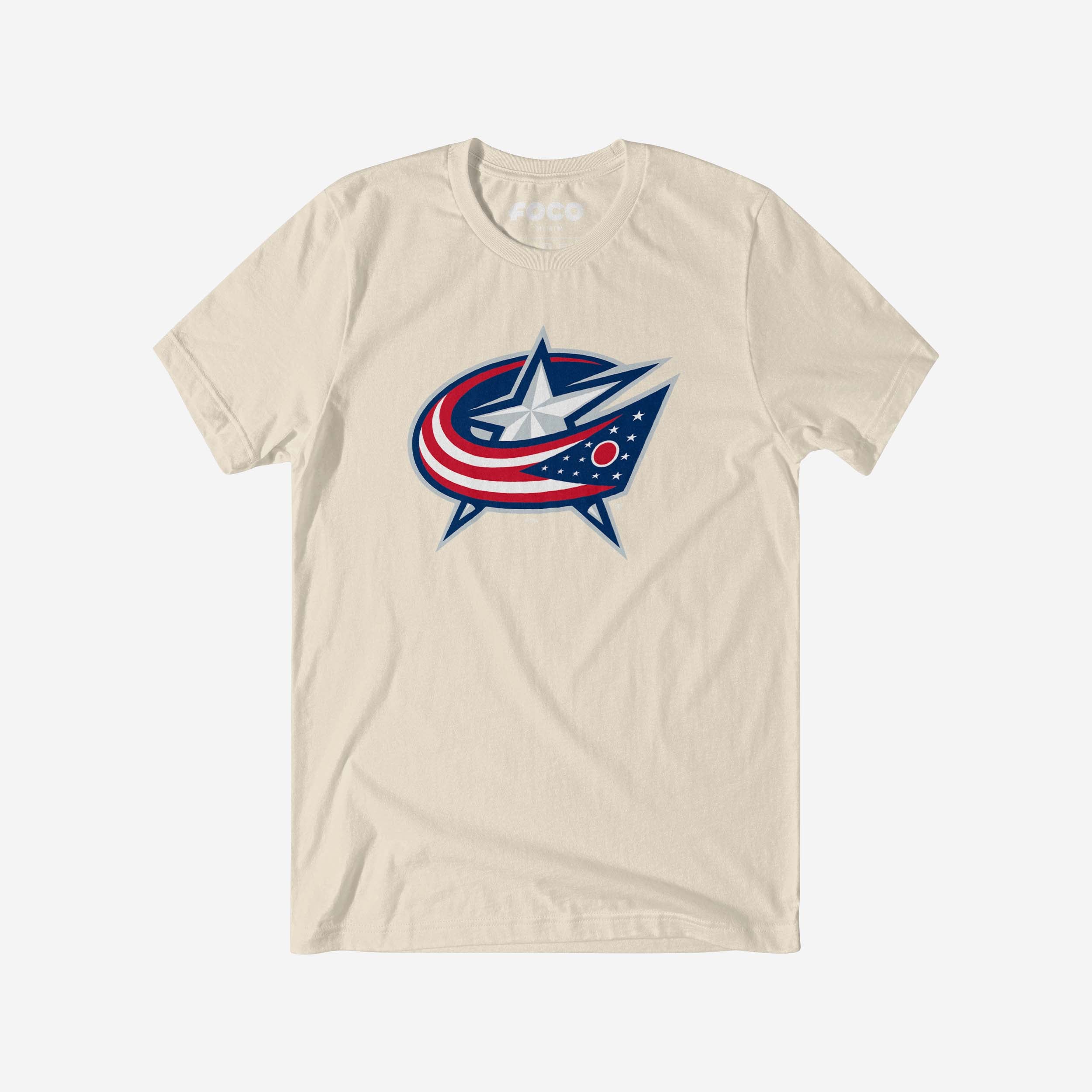 Columbus Blue Jackets Primary Logo T-Shirt - Image 10