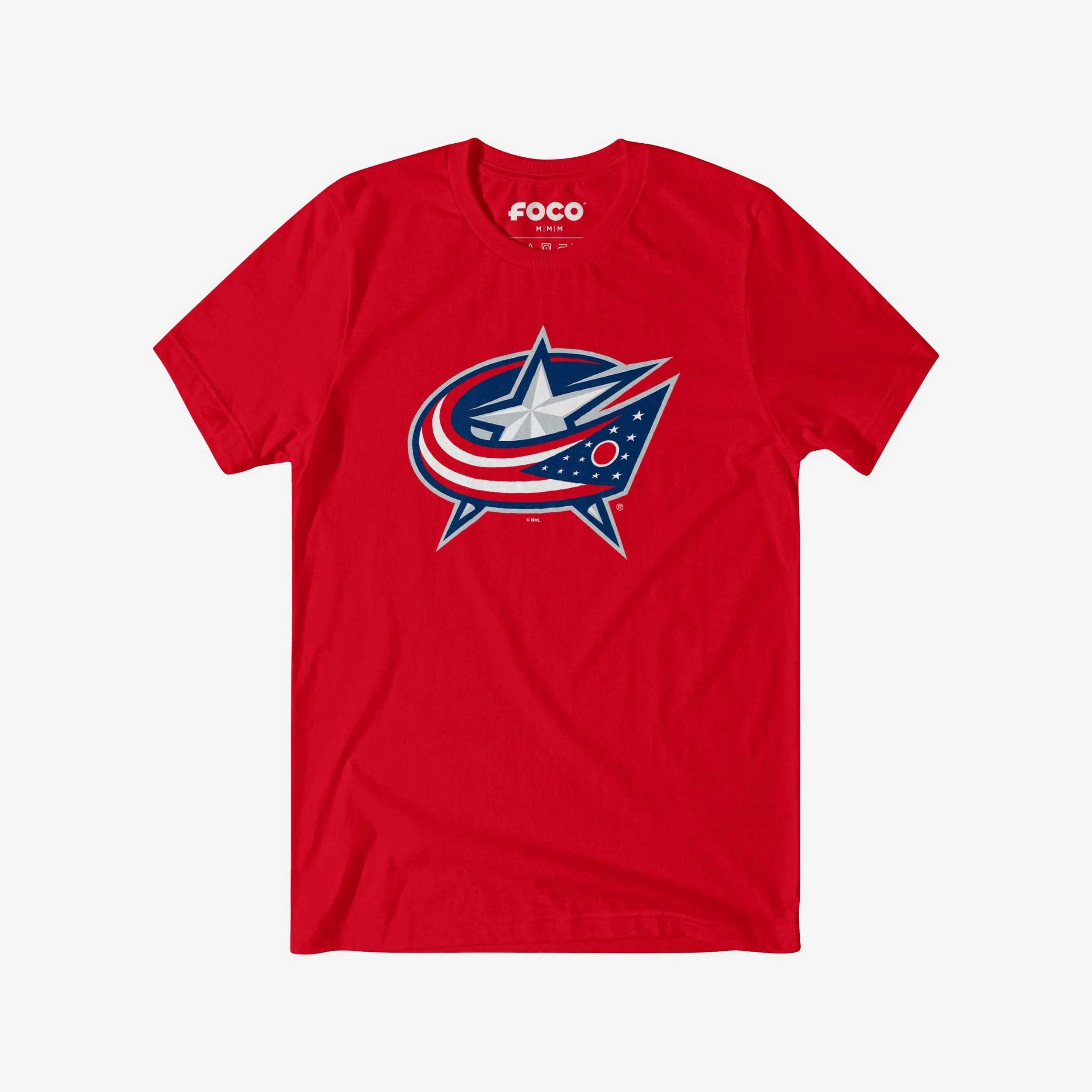Columbus Blue Jackets Primary Logo T-Shirt - Image 13