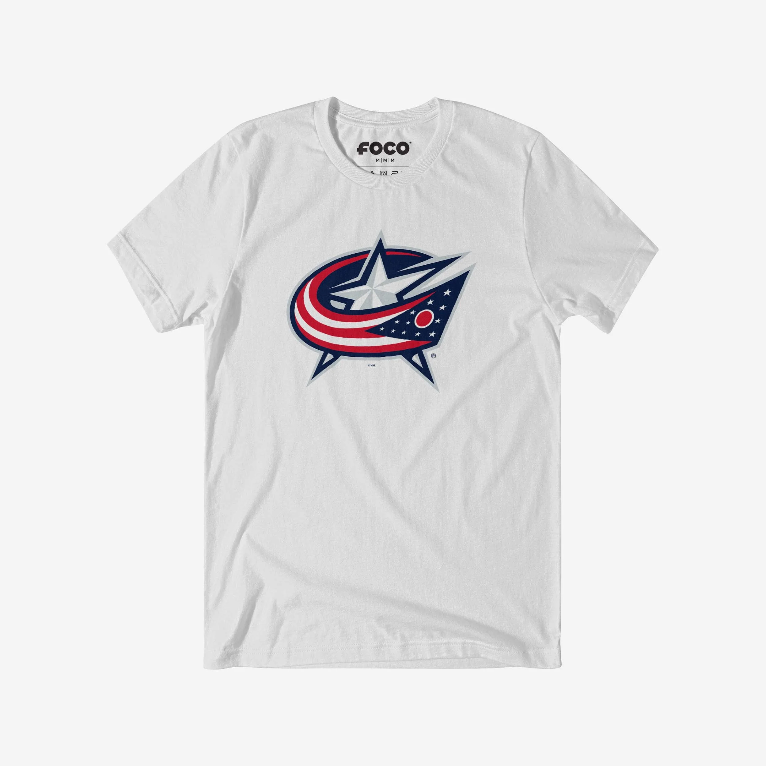 Columbus Blue Jackets Primary Logo T-Shirt - Image 16