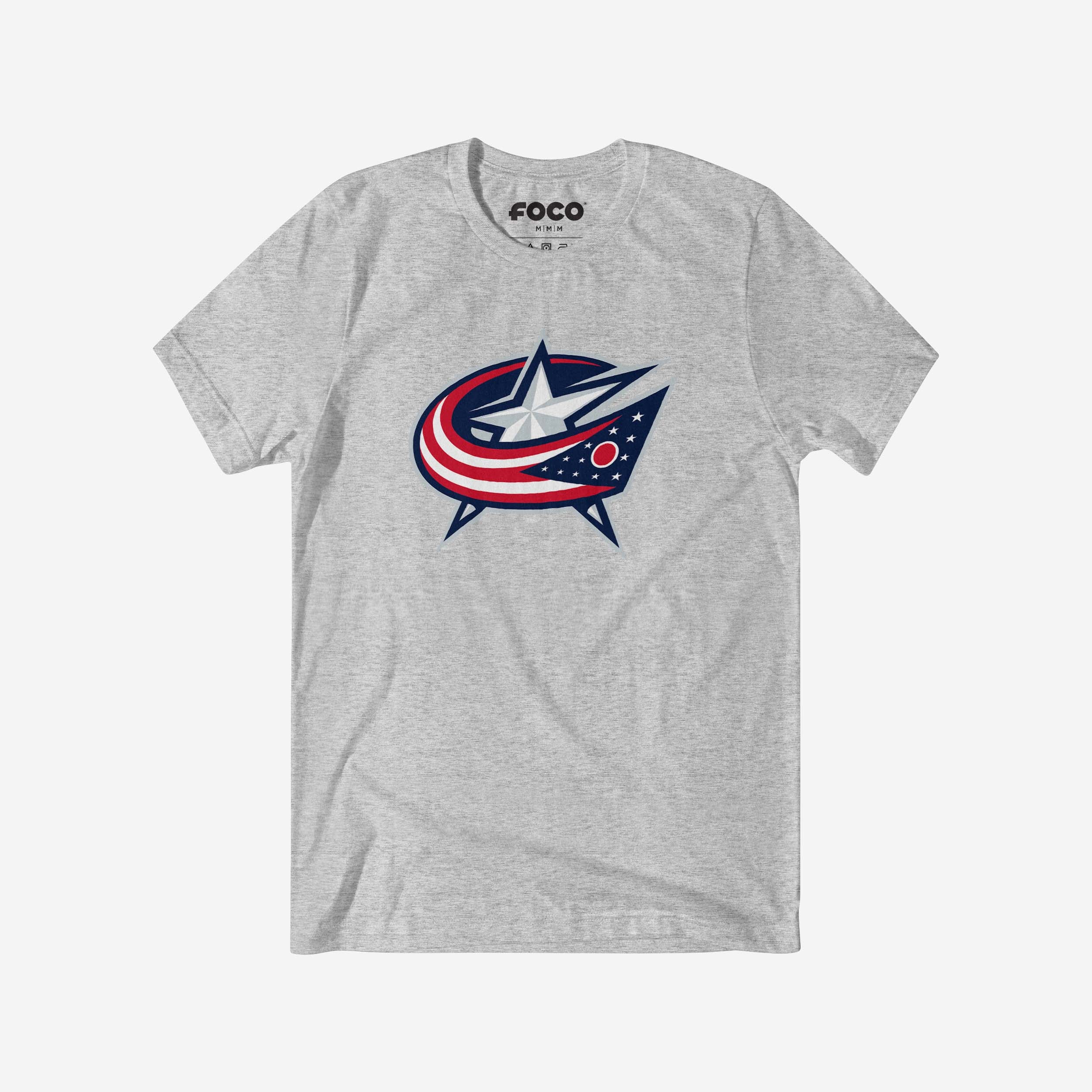 Columbus Blue Jackets Primary Logo T-Shirt - Image 4