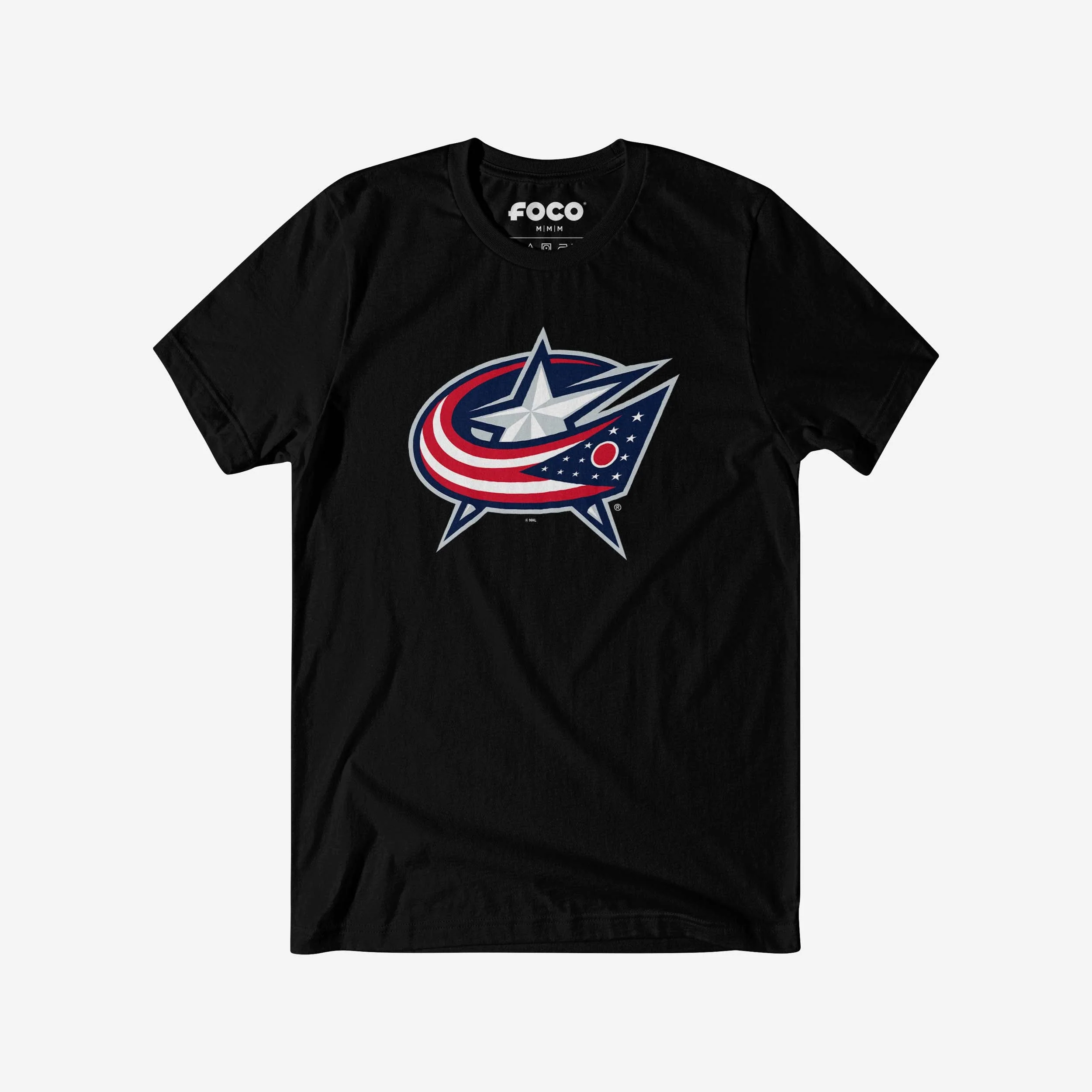Columbus Blue Jackets Primary Logo T-Shirt - Image 7