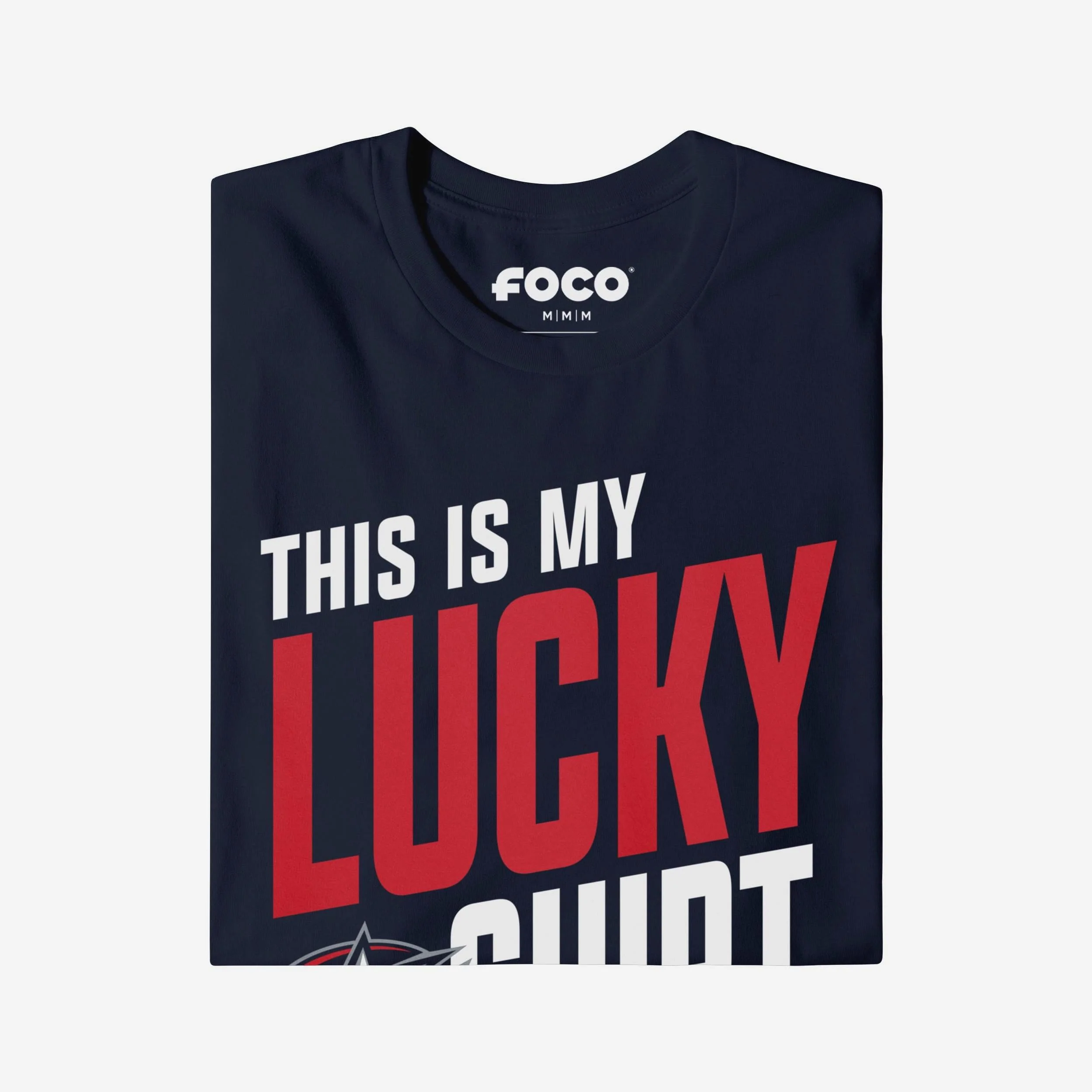 Columbus Blue Jackets This Is My Lucky T-Shirt - Image 3