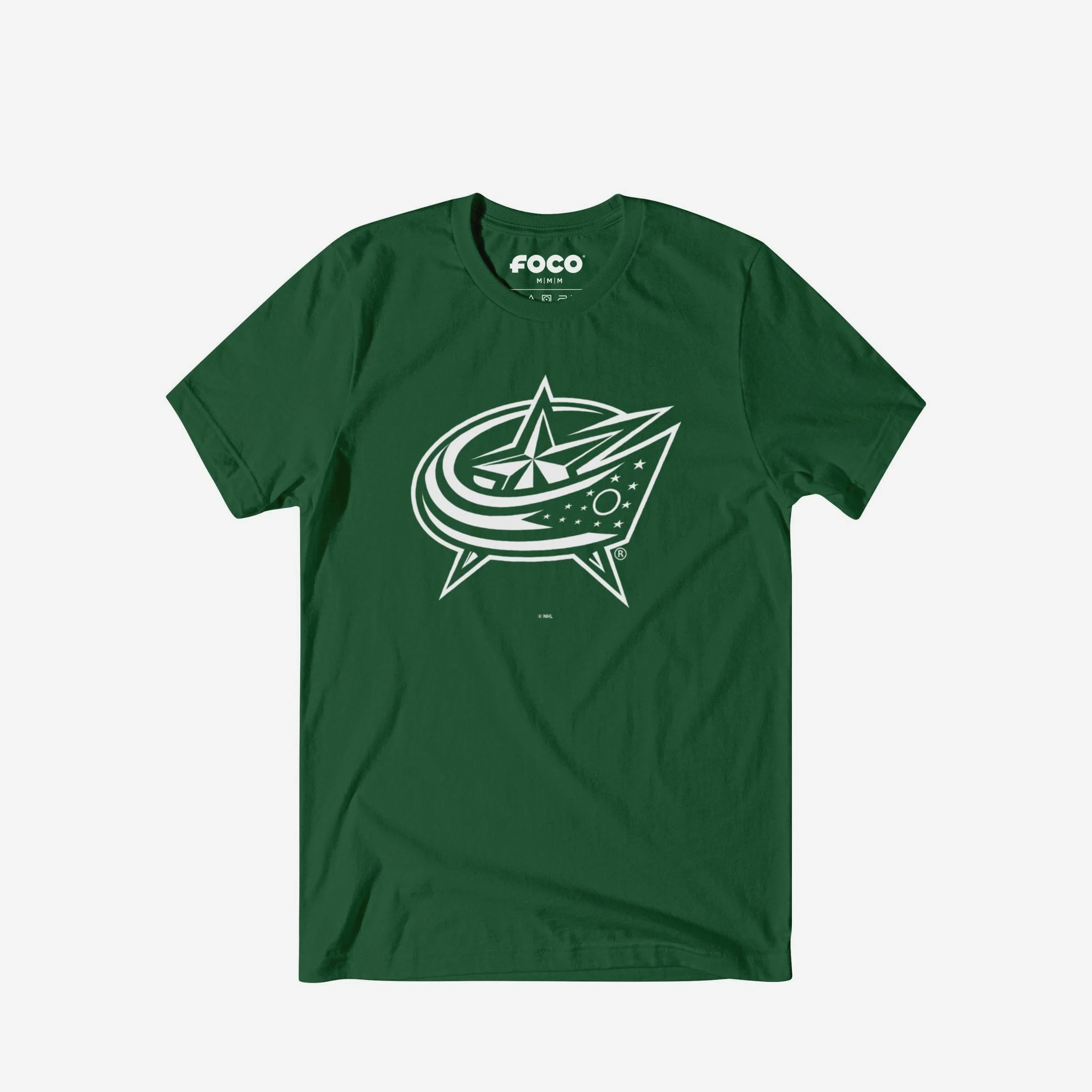 Columbus Blue Jackets White Logo T-Shirt