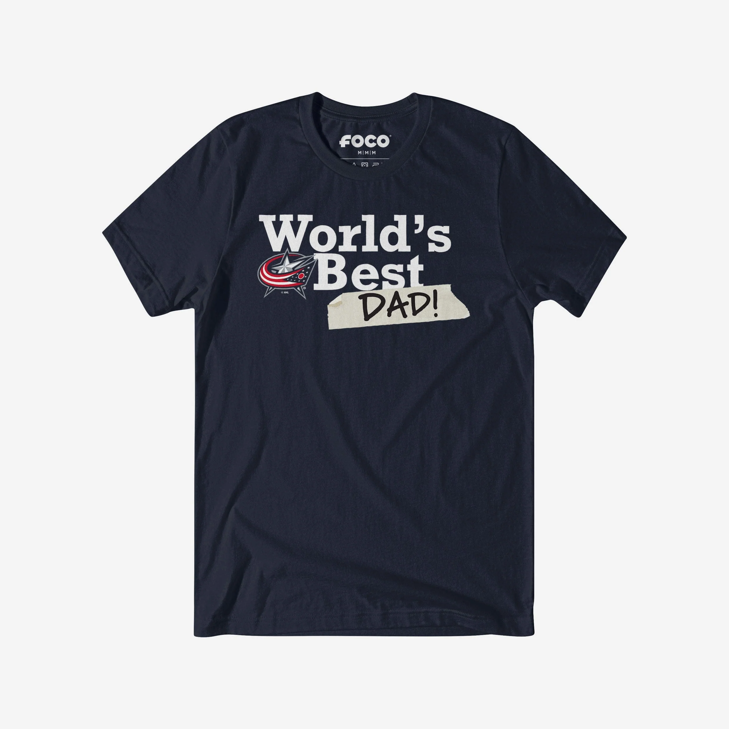 Columbus Blue Jackets World's Best Dad T-Shirt