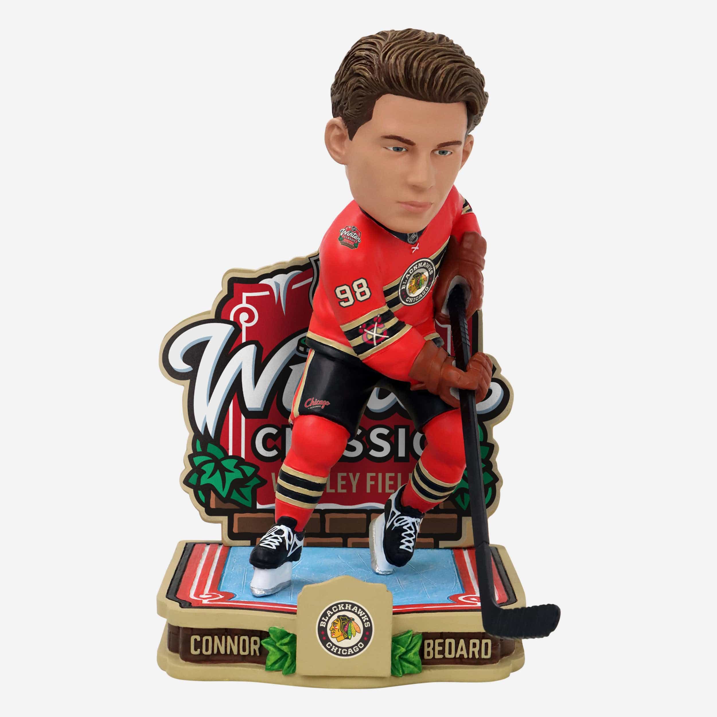 Connor Bedard Chicago Blackhawks 2025 Winter Classic Bobblehead